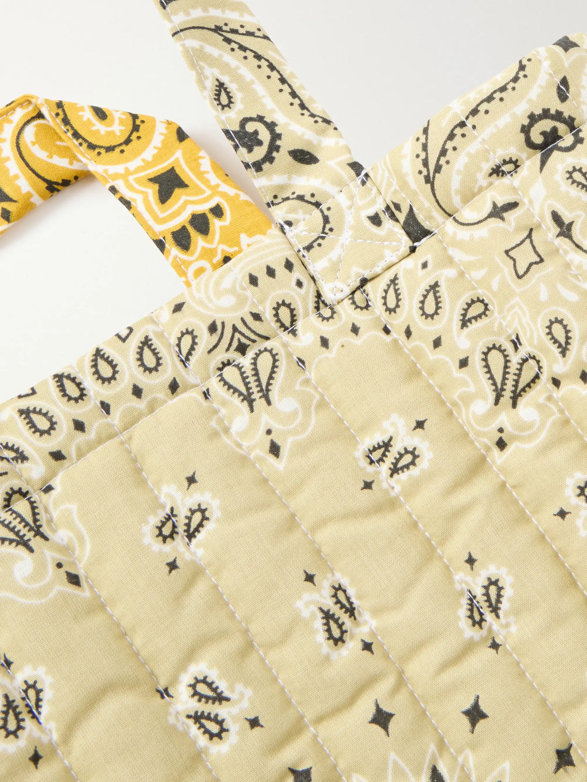 Maxi Cabas Quilted Bandana-print Cotton Tote