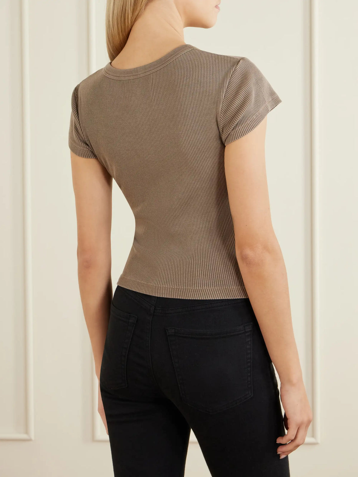 Tabi Ribbed Jersey Cardigan