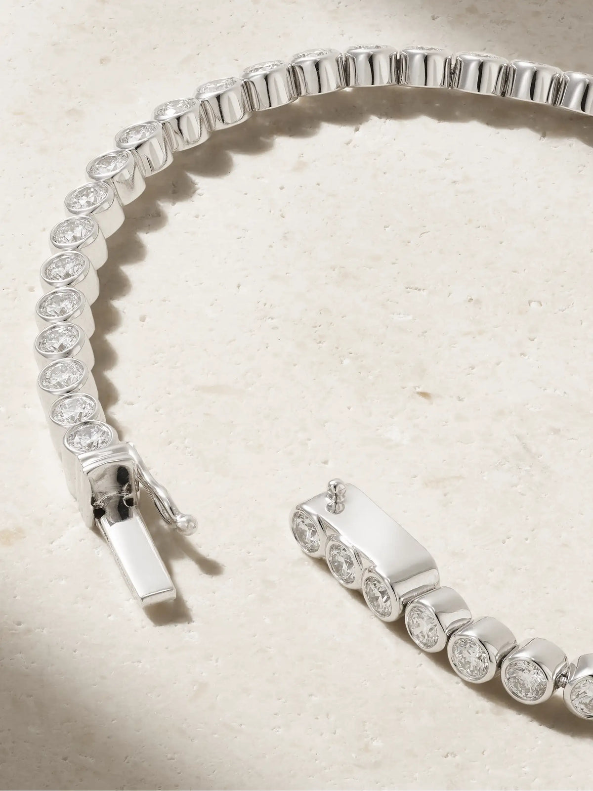 Diamond Lines Db Classic Eternity 18-karat White Gold Diamond Bracelet