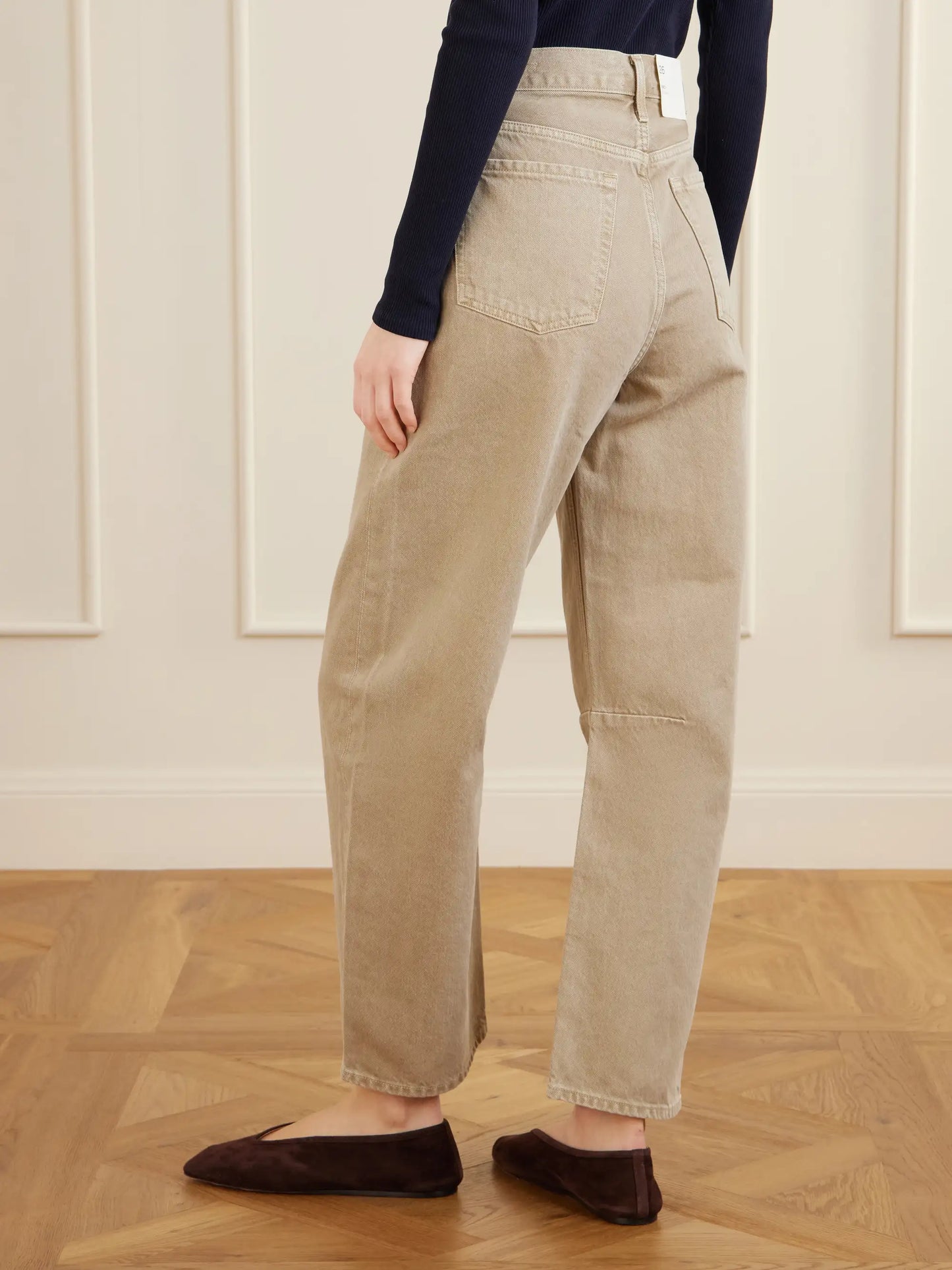 Miro Mid-rise Barrel-leg Jeans