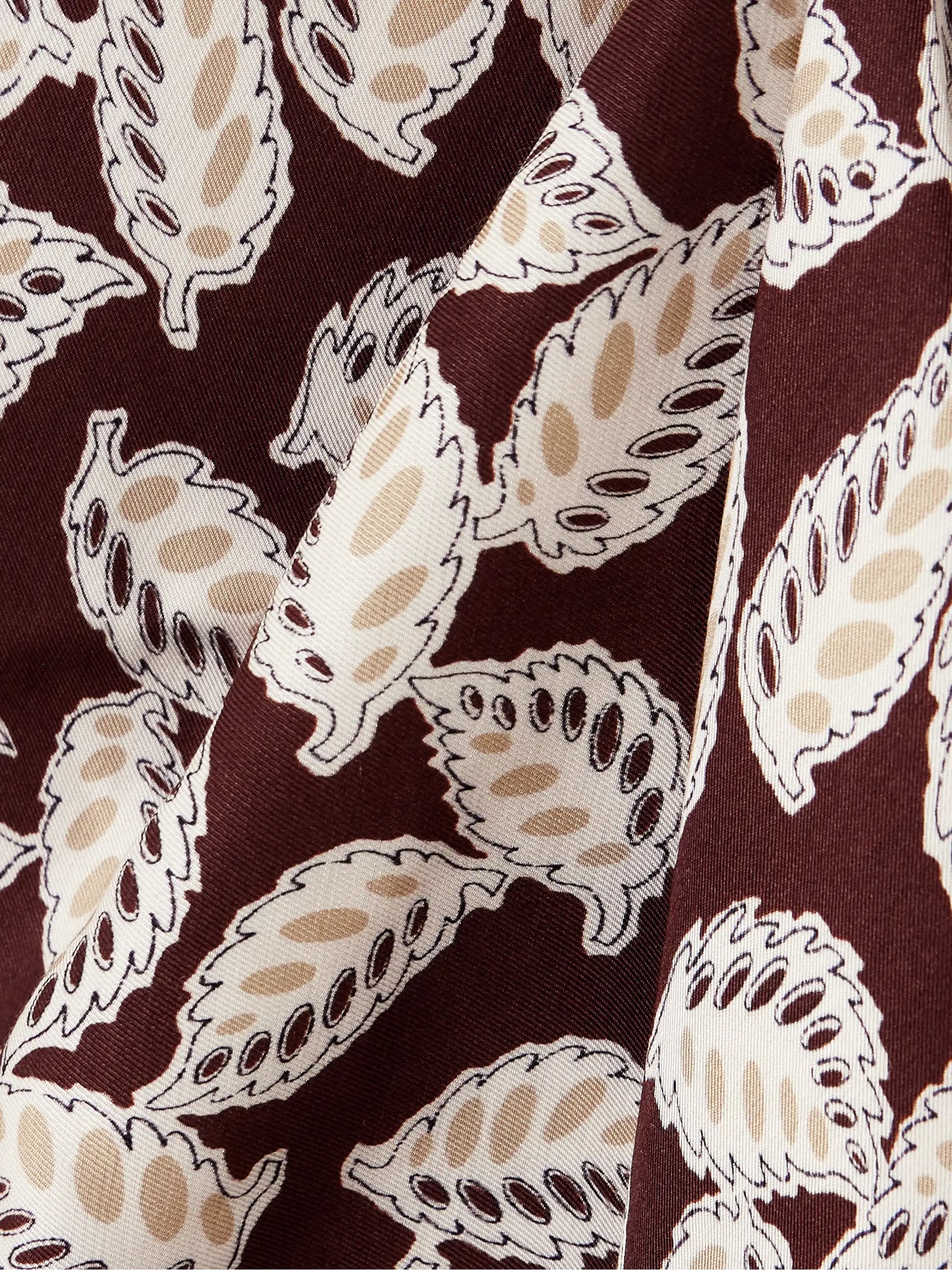Paper Birch Printed Twill Maxi Dress