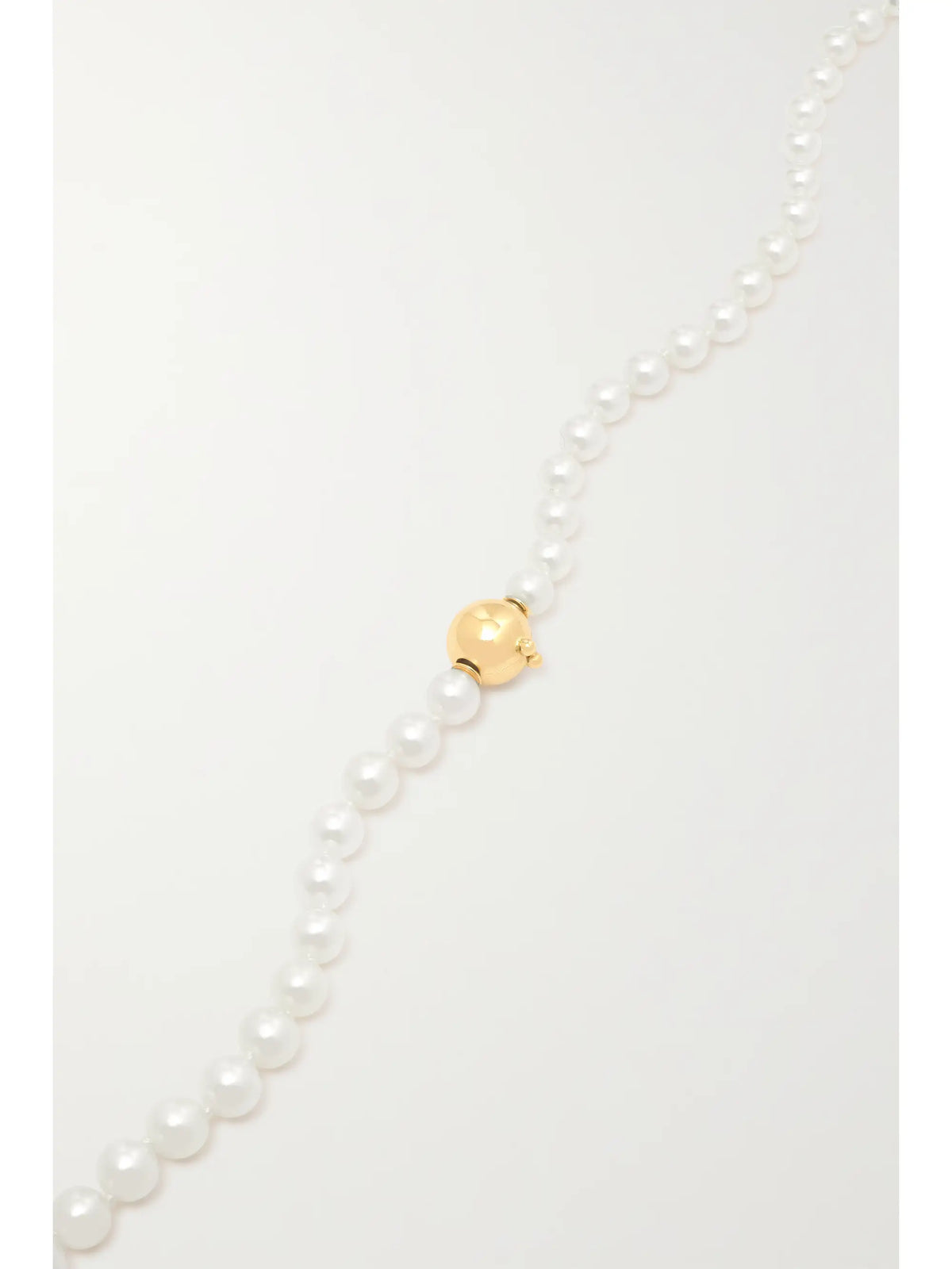 Jardin De Peggy 14-karat Gold Pearl Necklace