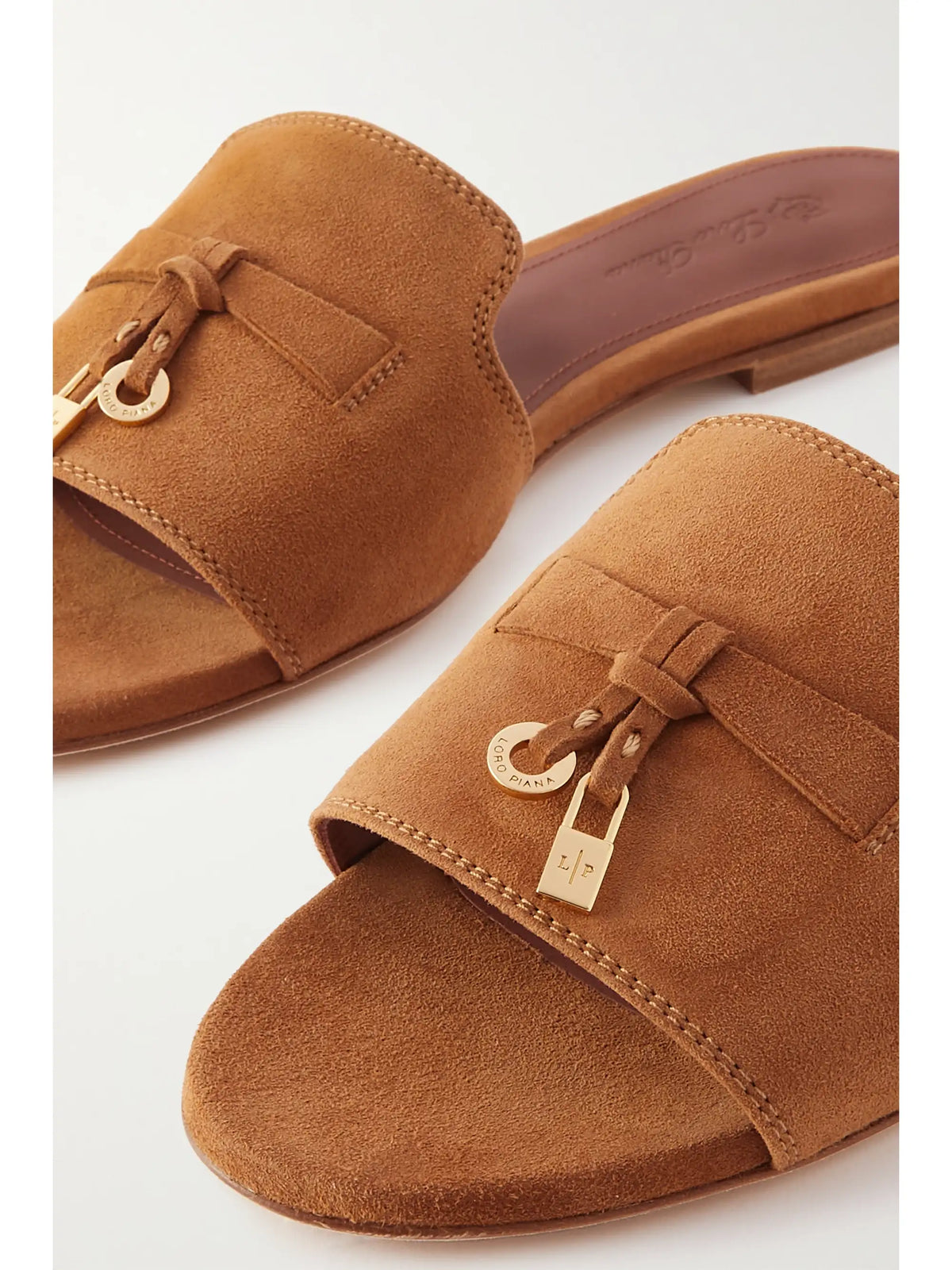 Summer Charms Suede Slides