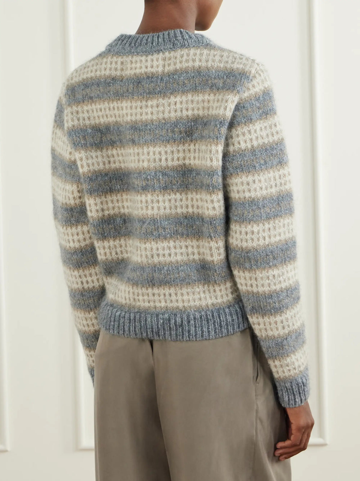 SKALL Svala Striped Wool Sweater