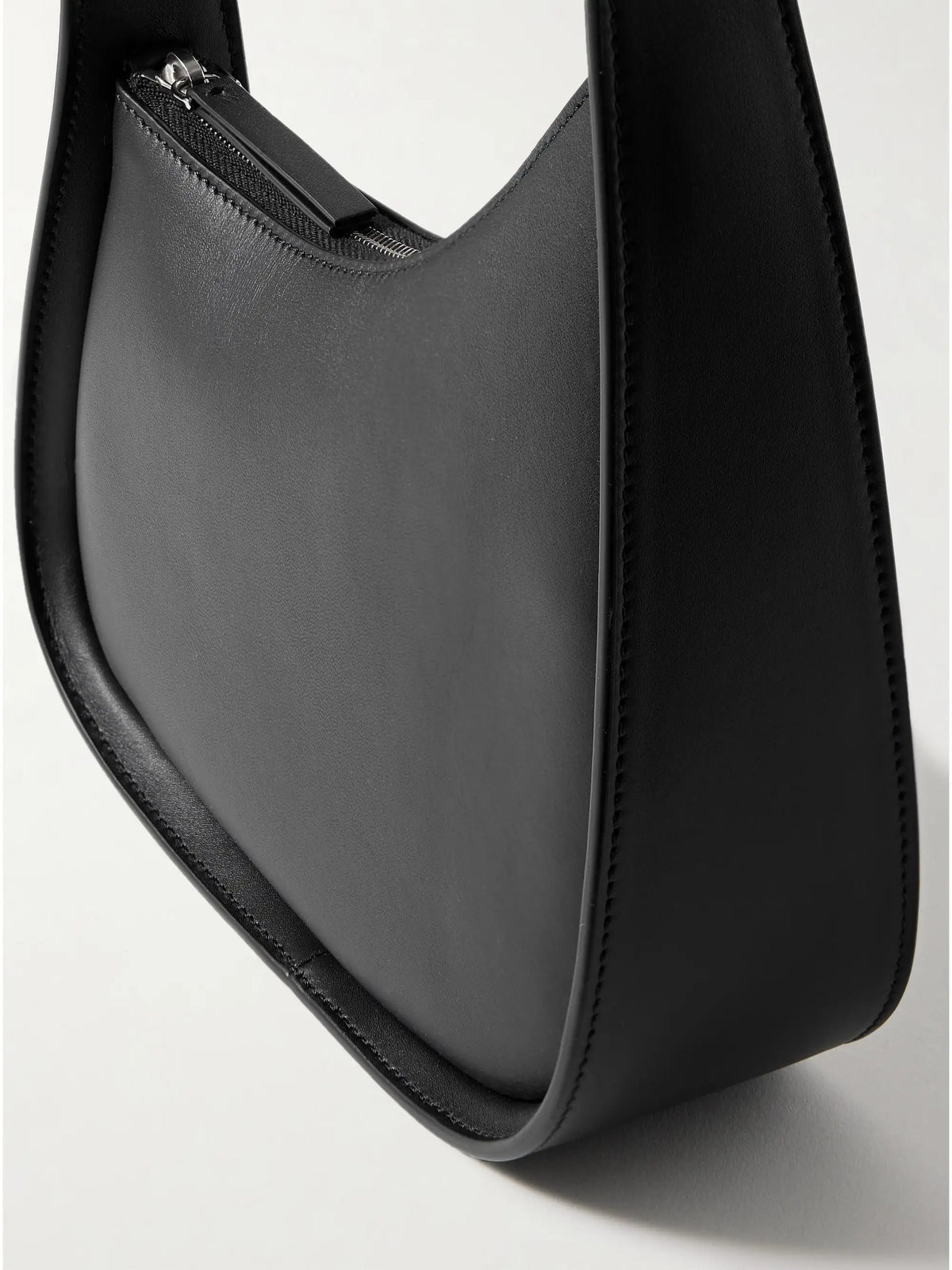 Half Moon Leather Shoulder Bag