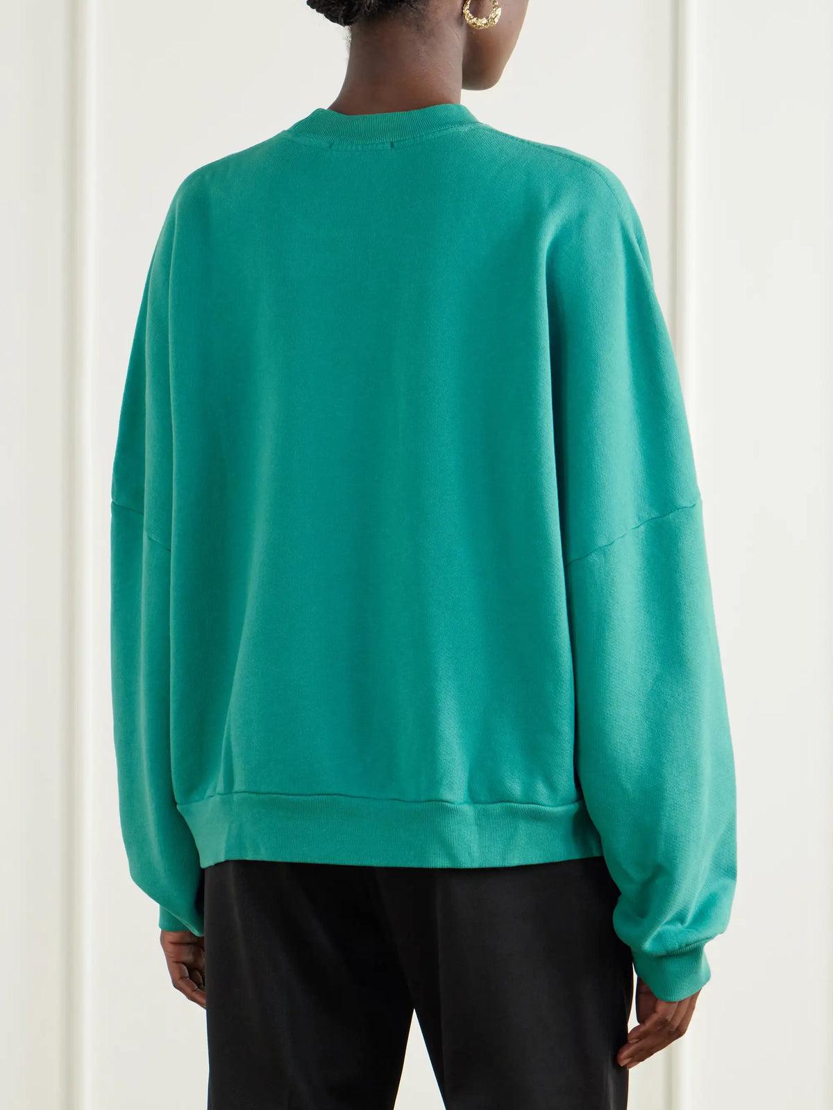 Willy Chavarria Chavantino Logo-embroidered Cotton-jersey Sweatshirt