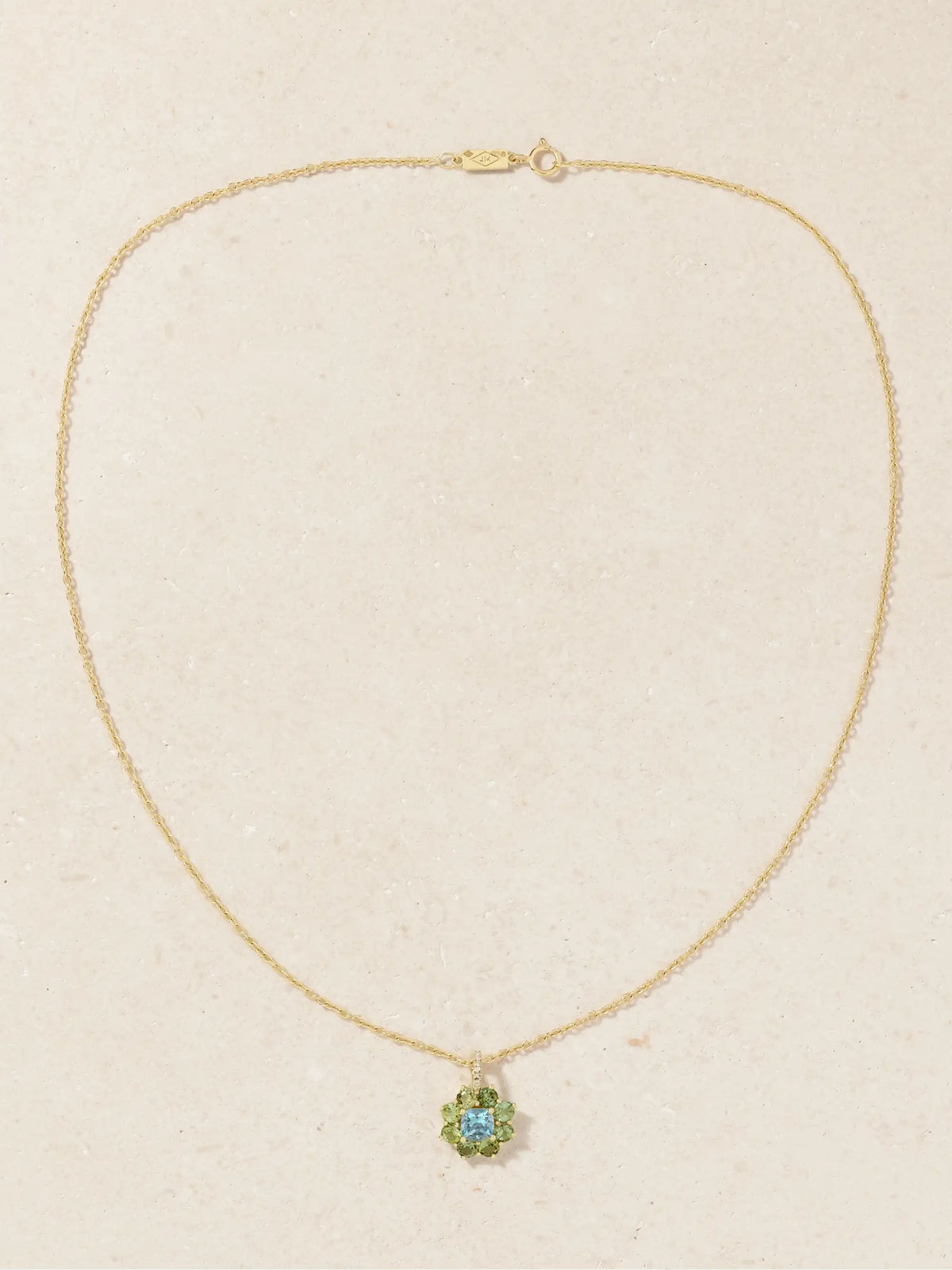 18-karat Gold Multi-stone Necklace
