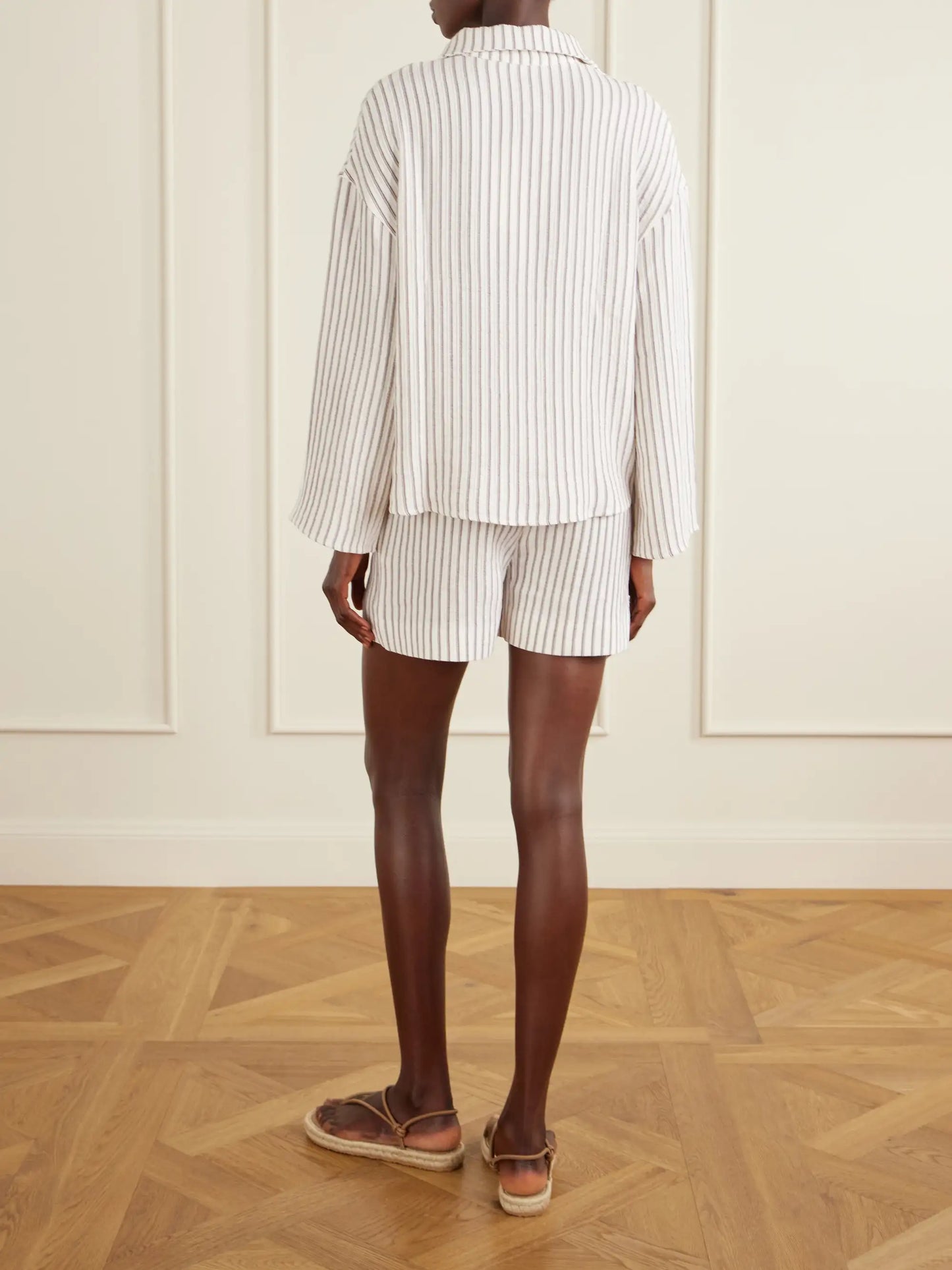 Striped Seersucker Shirt
