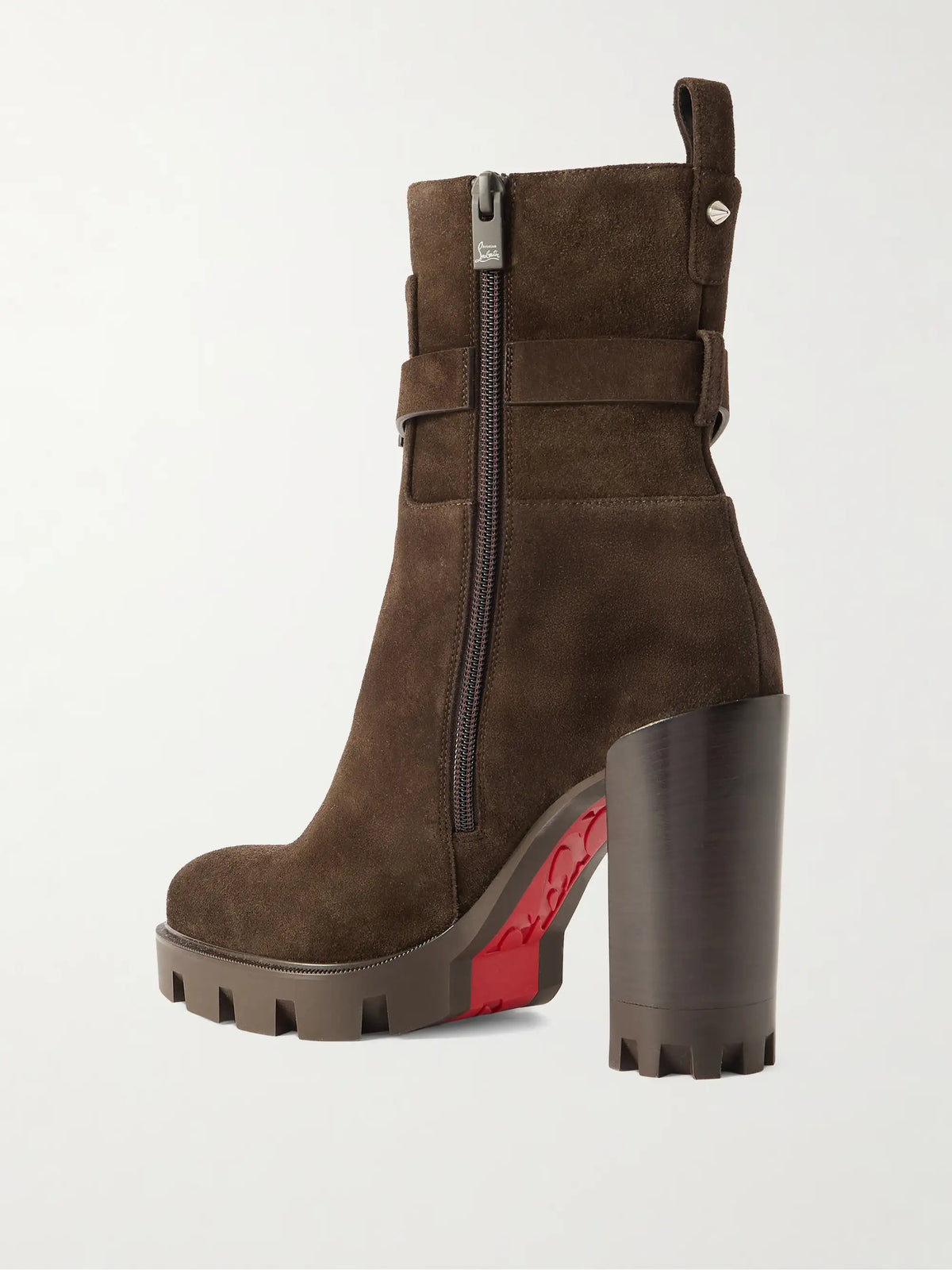 Dianouchette 100 Buckled Suede Ankle Boots