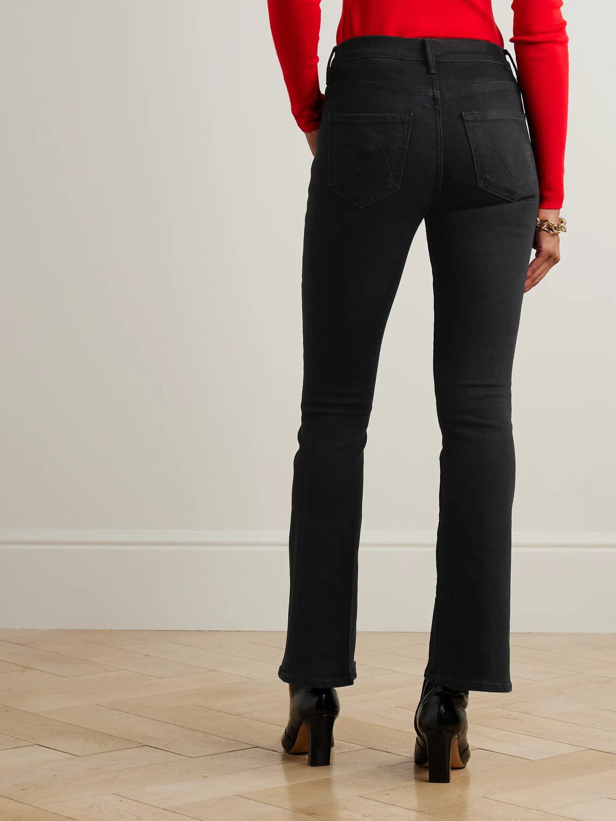 The Weekender Mid-rise Flared Jeans