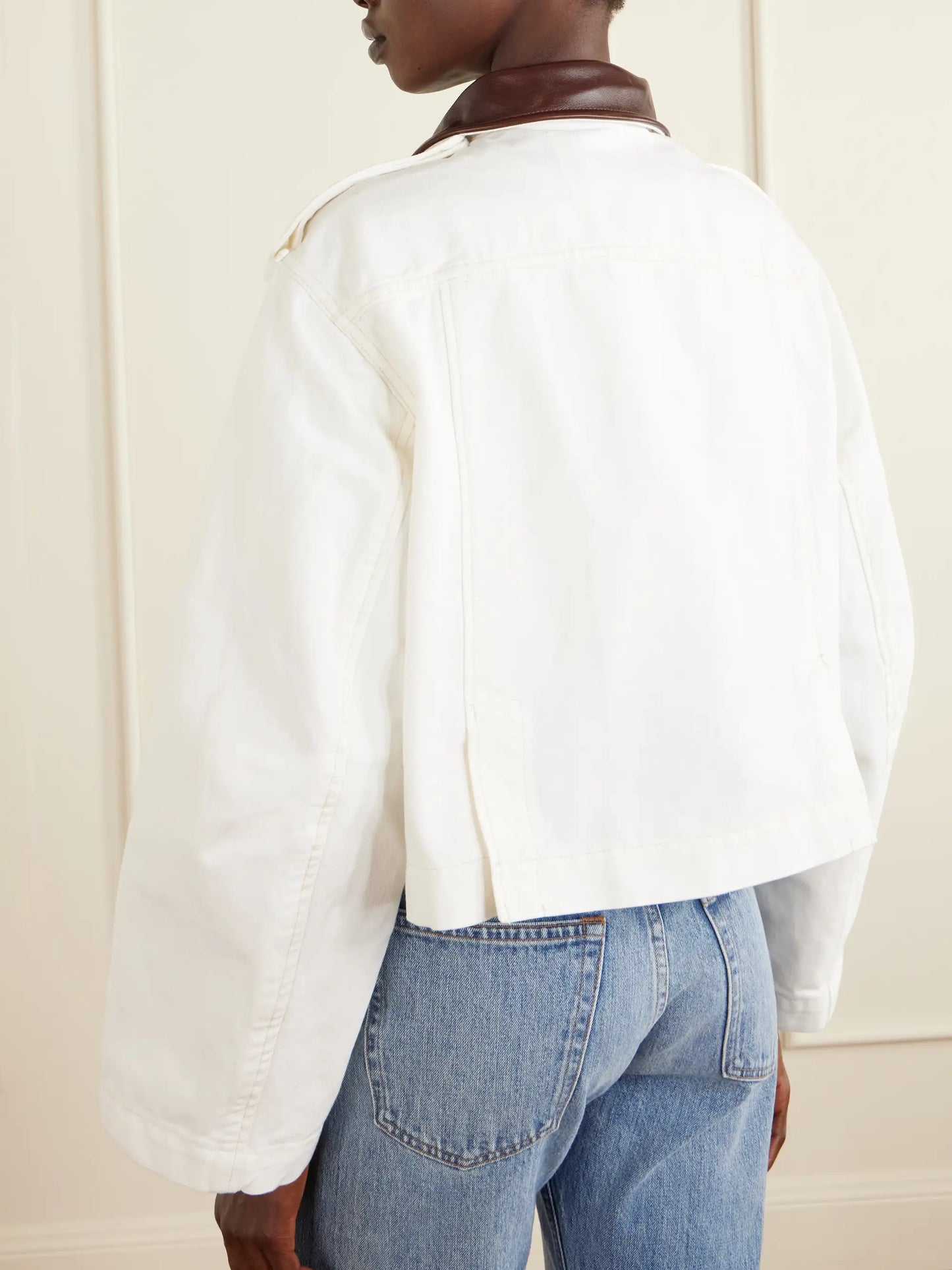 Henderson Leather-trimmed Regenerative Cotton-canvas Jacket