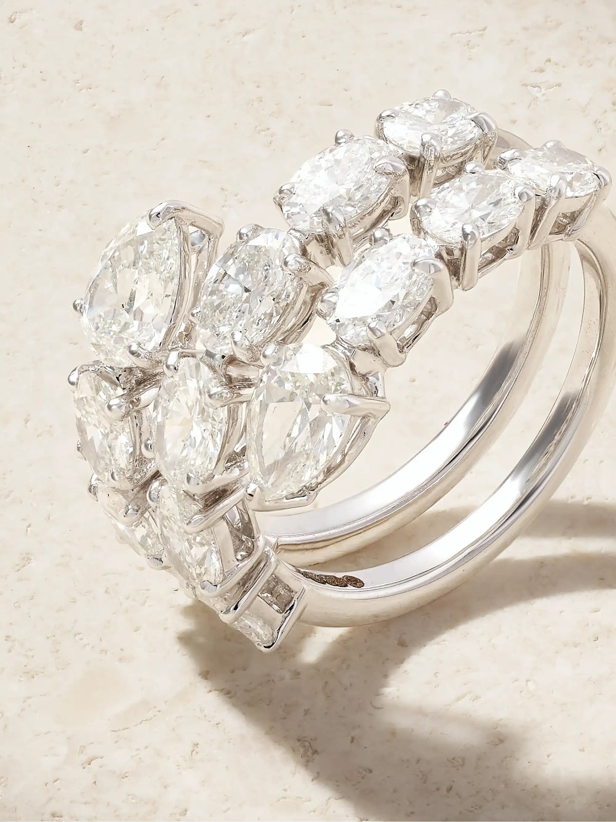 Kamyen 18-karat White Gold Diamond Ring
