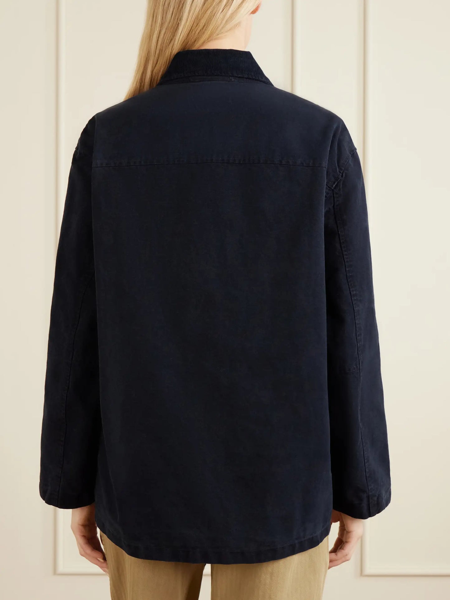 Devin Corduroy-trimmed Cotton-canvas Jacket