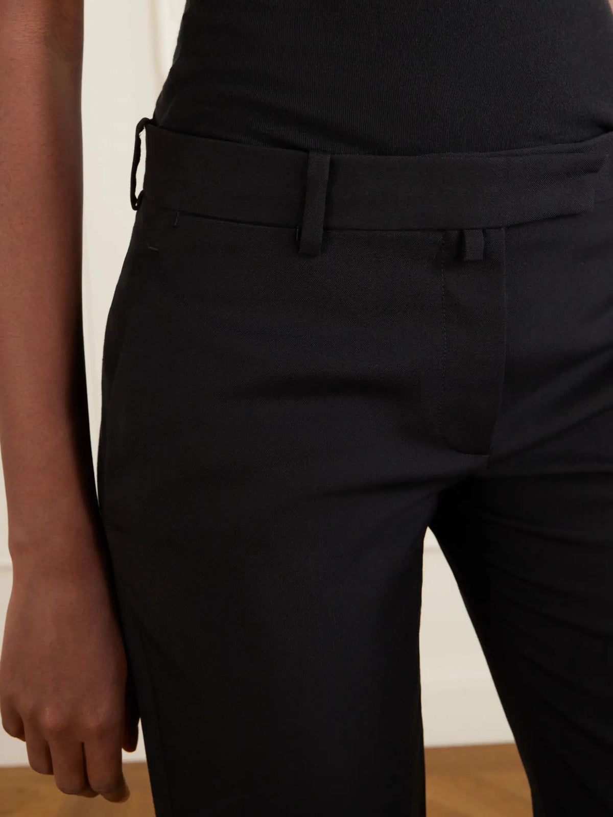 Caius Wool-twill Straight-leg Pants
