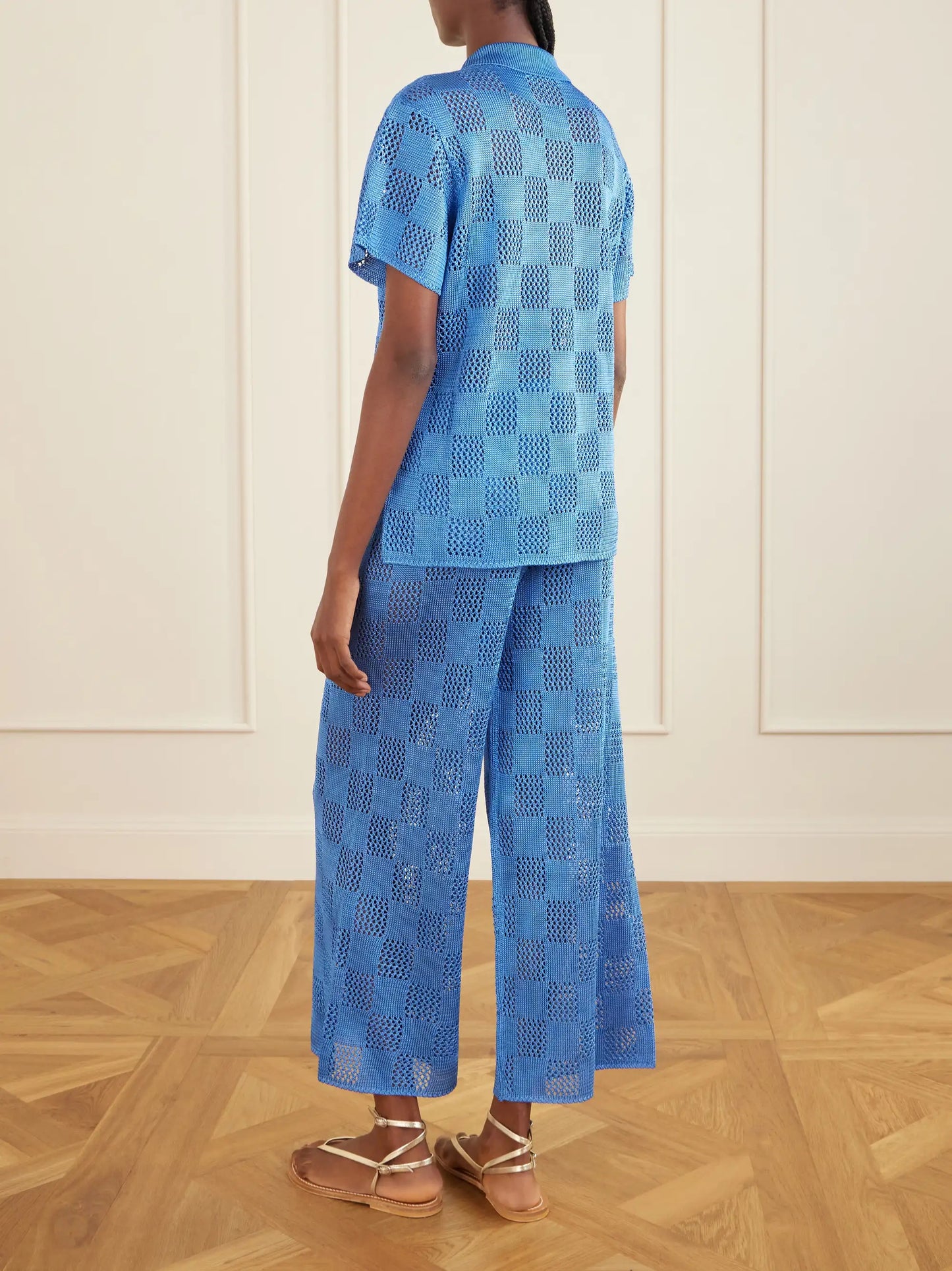 Knitted Wide-leg Pants