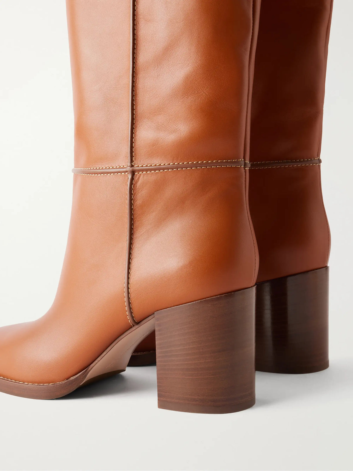 70 Leather Knee Boots
