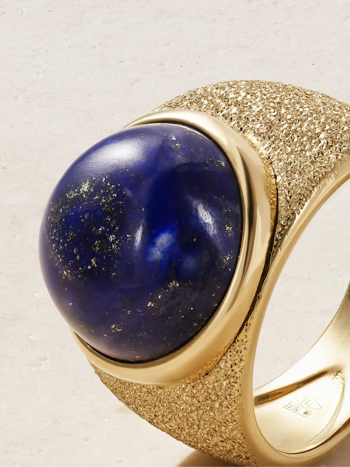 Downtown 18-karat Gold Lapis Lazuli Ring