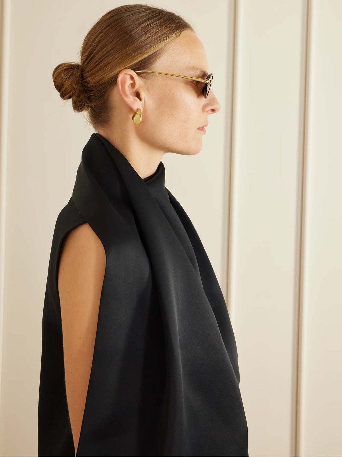 Eyewear Panthère De Cartier Oval-frame Tortoiseshell Acetate And Gold-tone Sunglasses