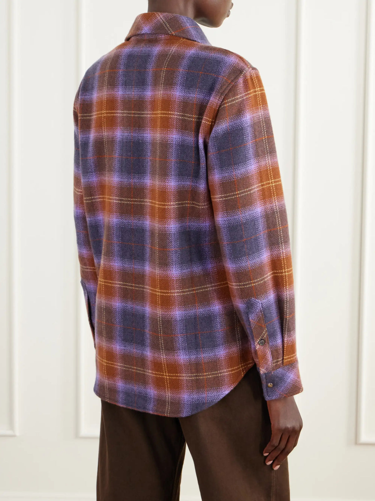 God's True Vulcan Checked Cashmere Shirt