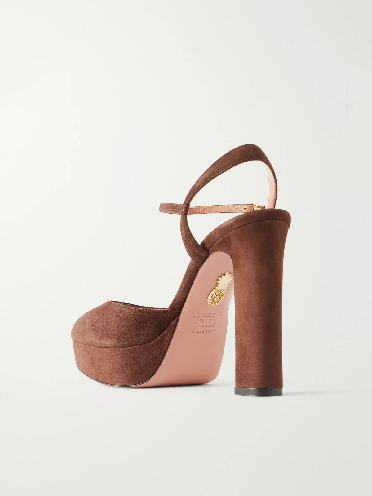Amira 110 Suede Platform Pumps