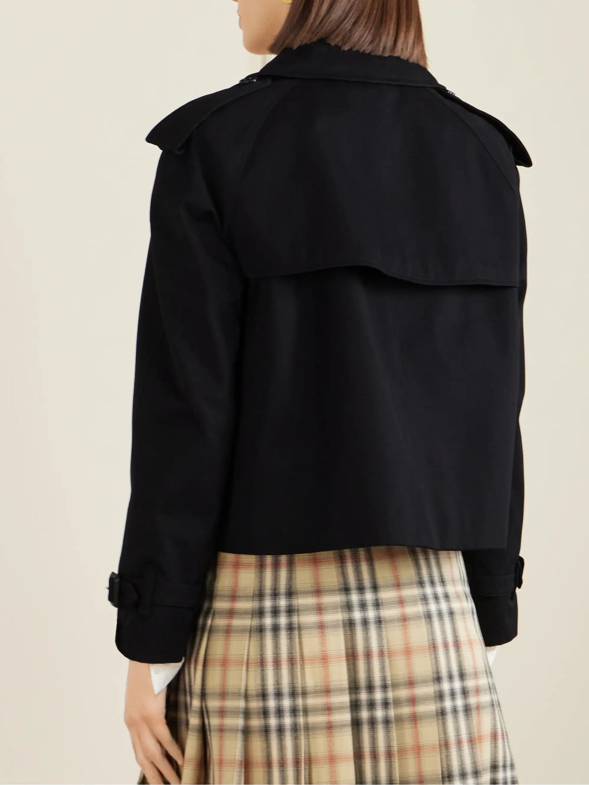 Double-breasted Cotton-gabardine Jacket