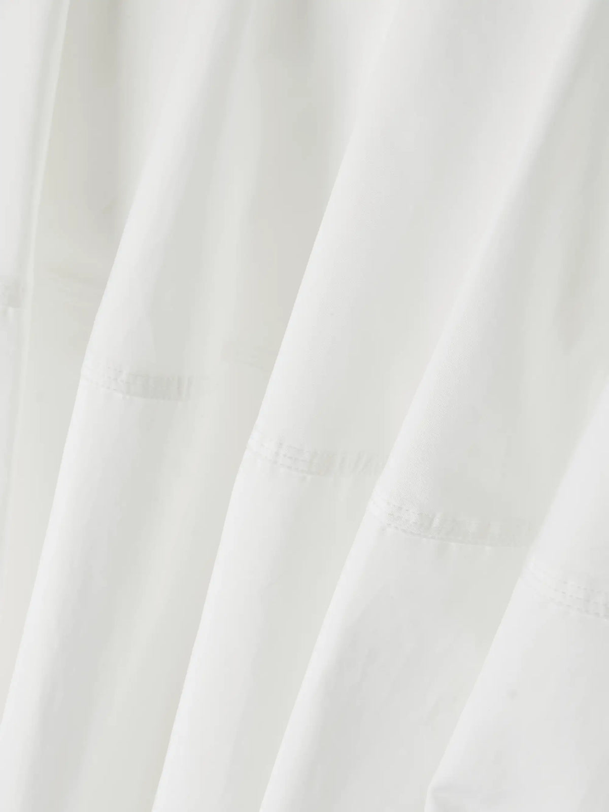 Gathered Cotton-poplin Mini Skirt