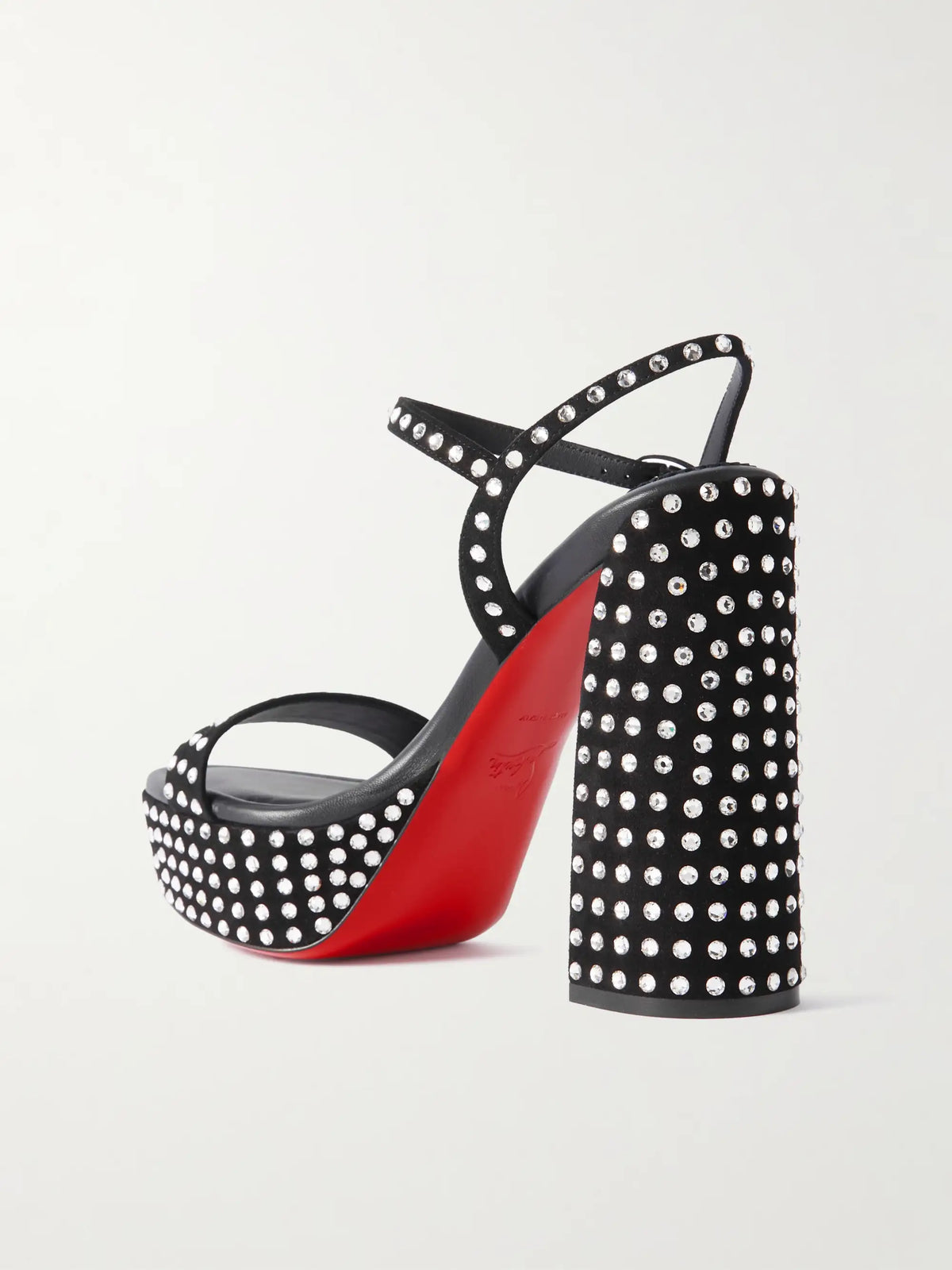 Movida Jane 130 Crystal-embellished Suede Platform Sandals