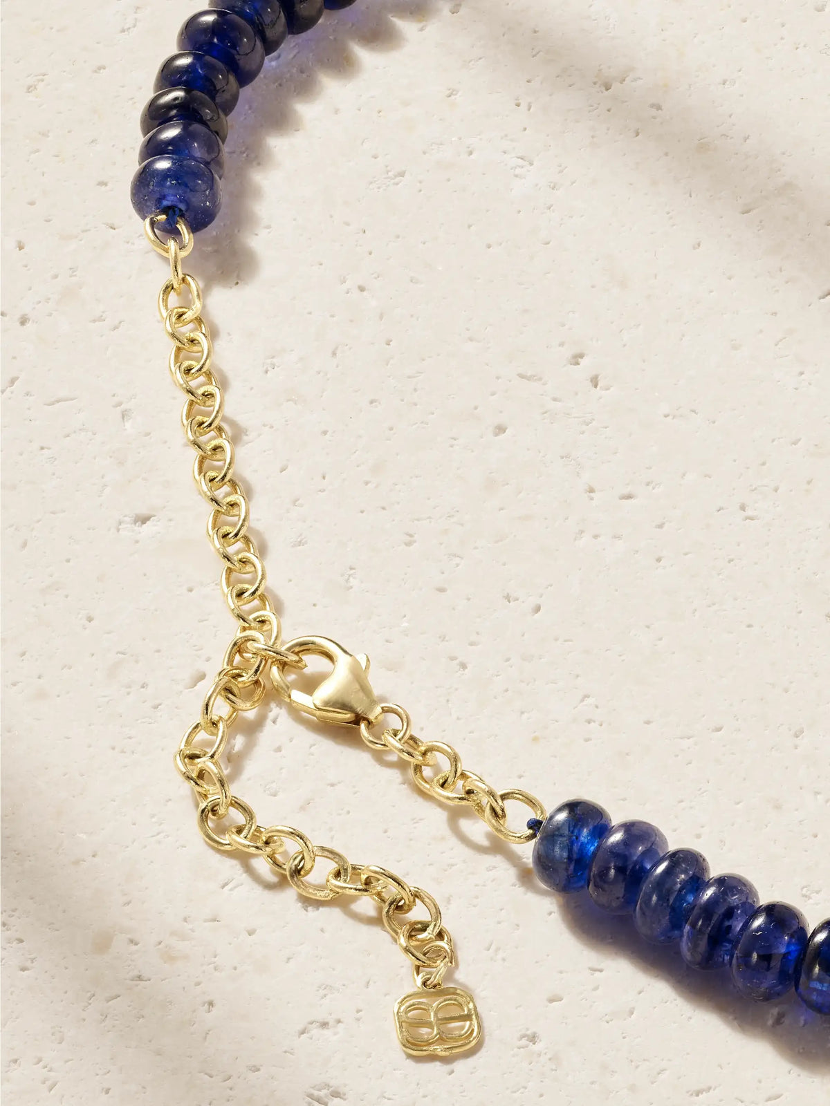 Celestial 14-karat Gold, Sapphire, Diamond And Enamel Necklace