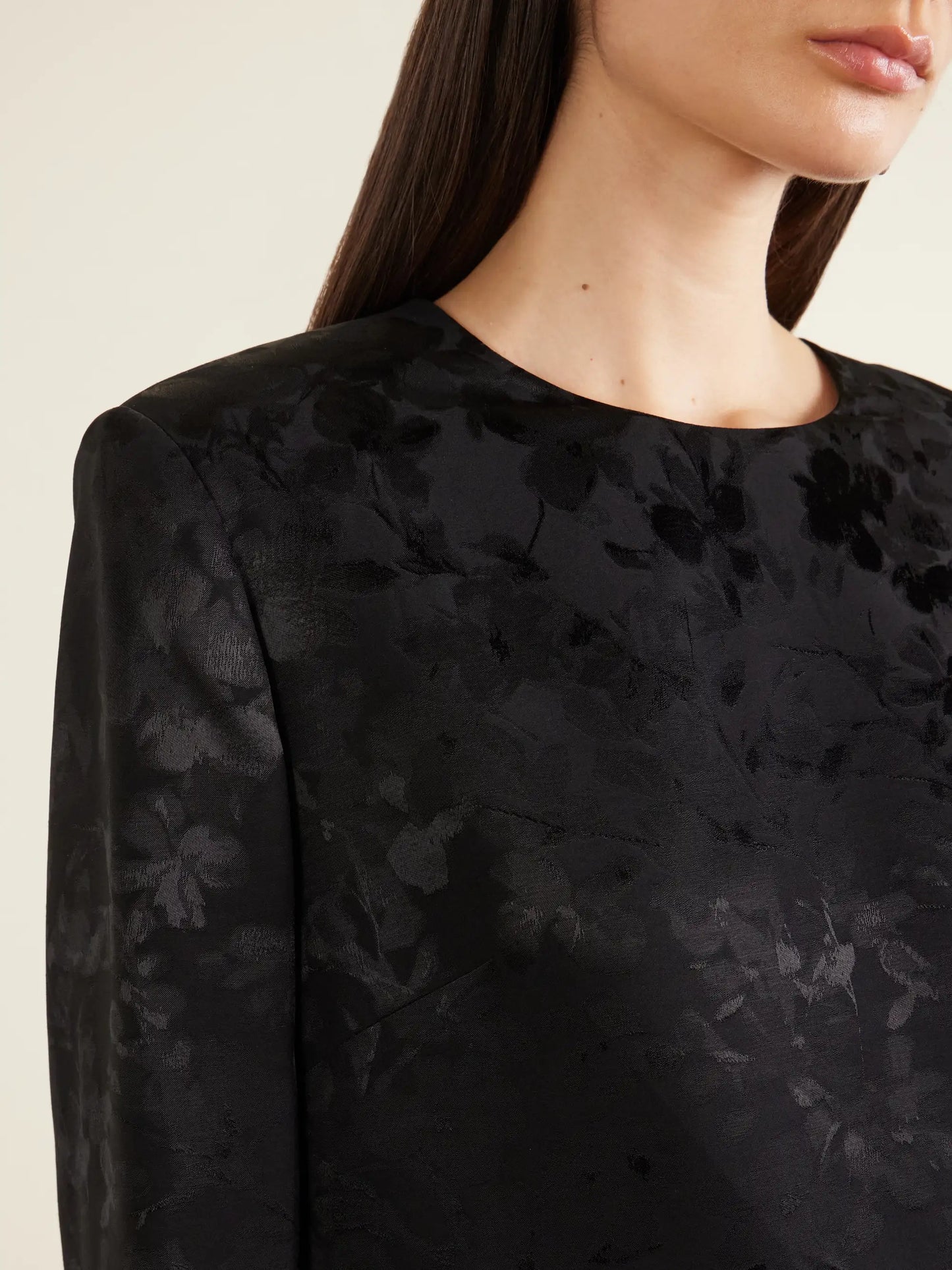 Carlota Floral-jacquard Dress