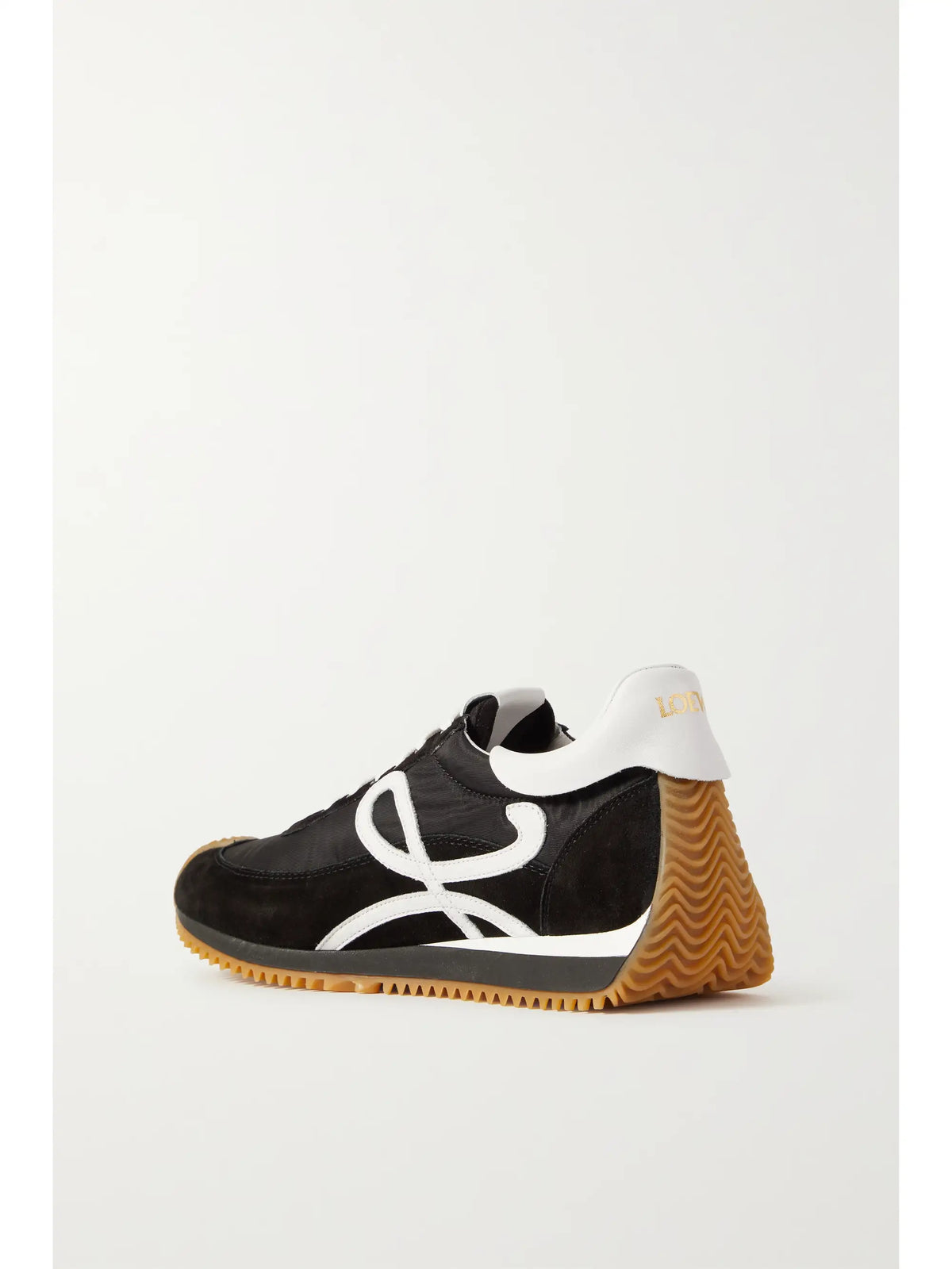 Flow Logo-appliquéd Leather And Shell Sneakers