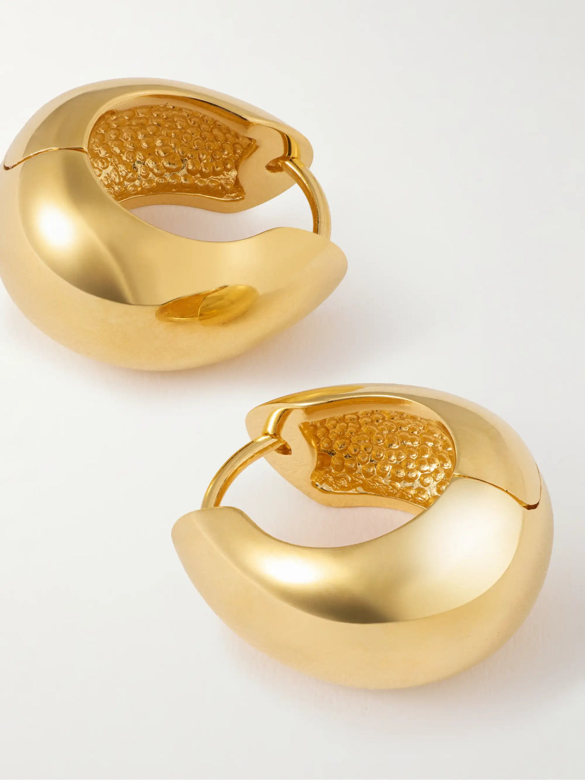 Gold Vermeil Hoop Earrings