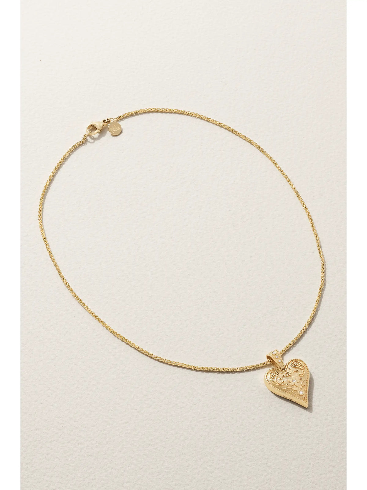 Medium Southwestern 14-karat Gold Diamond Necklace