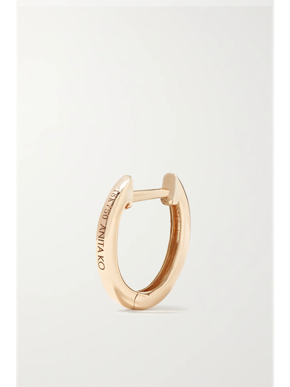 Huggies 18-karat Rose Gold Hoop Earrings