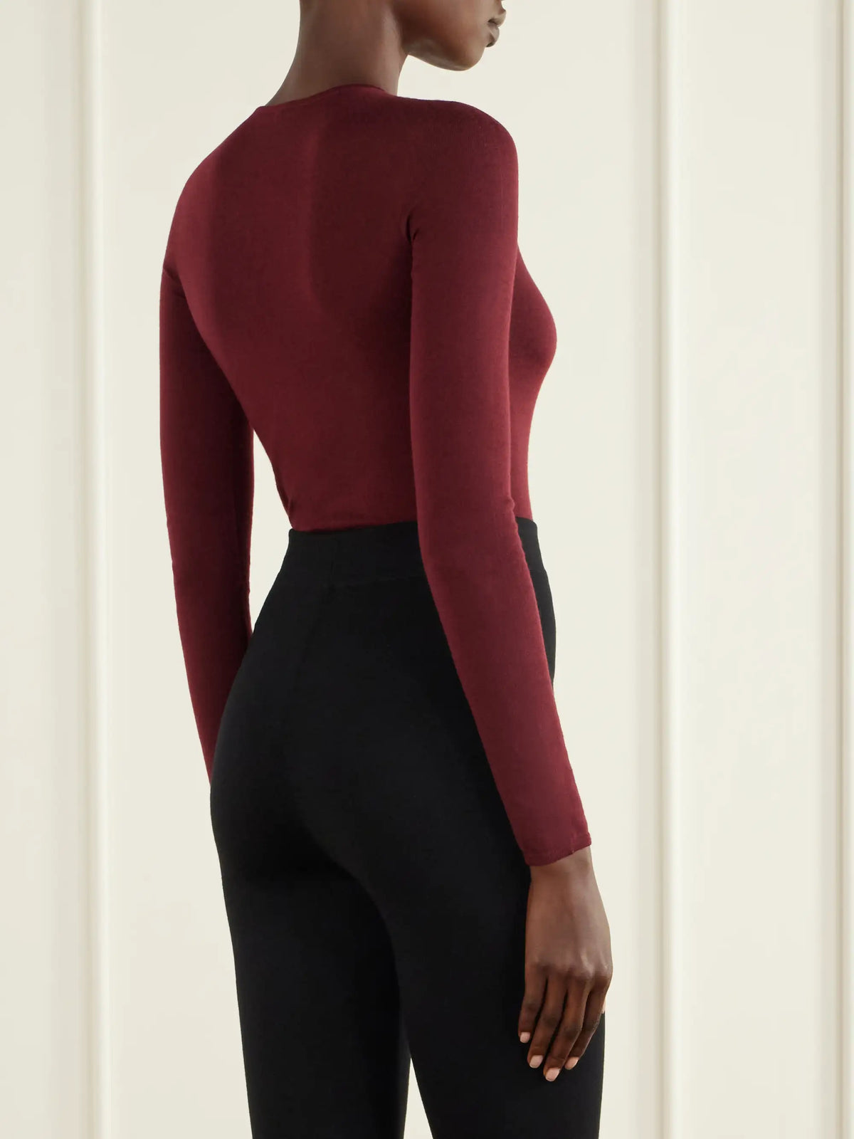 Alaïa Wool-jersey Bodysuit