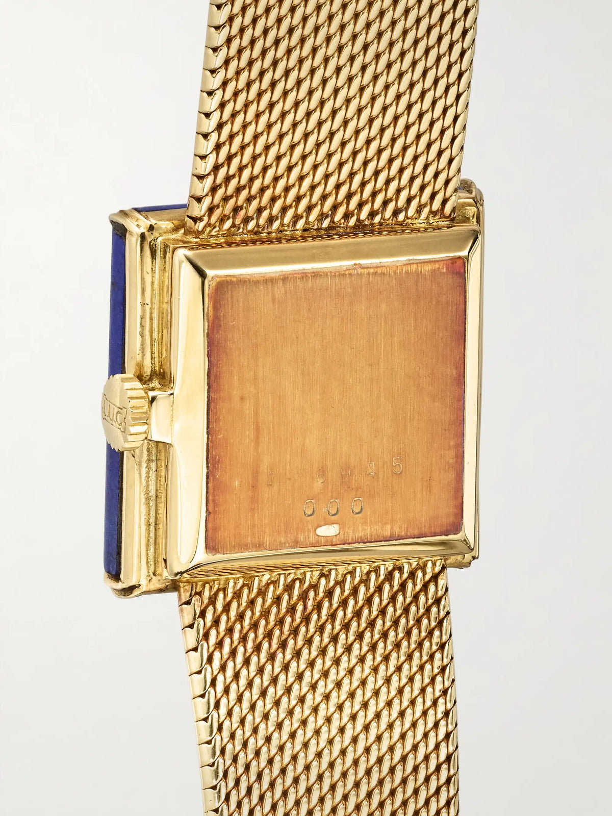 Stephanie Windsor + Chopard Vintage 1980s Hand-wound 18-karat Gold Lapis Lazuli Watch, Ref. 46945 (6.75" And 7.0" Wrist)