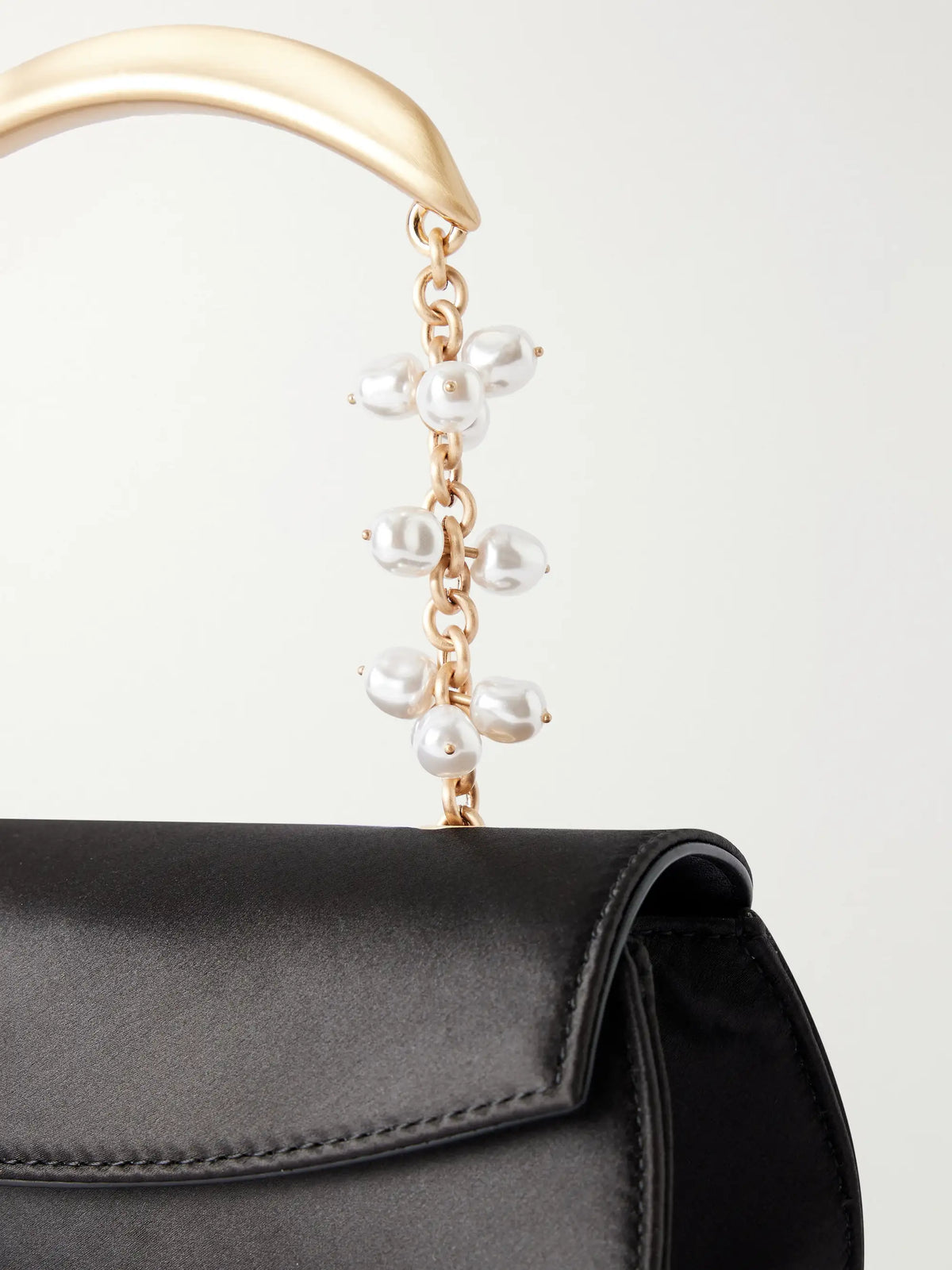 Cult Gaia Fiona Bead-embellished Top-handle Bag