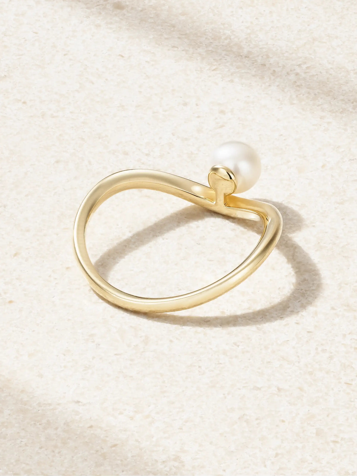 14-karat Gold Pearl Ring