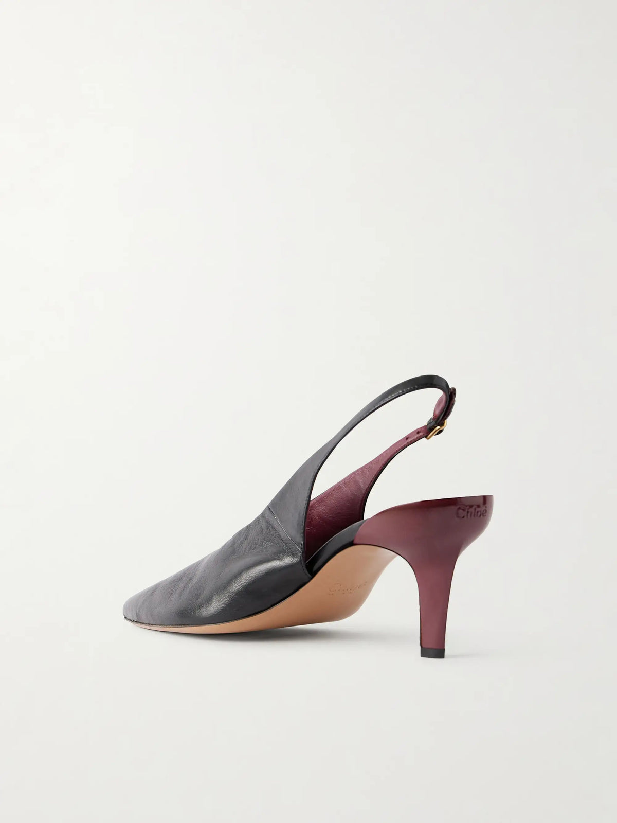 Suzie Leather Slingback Pumps