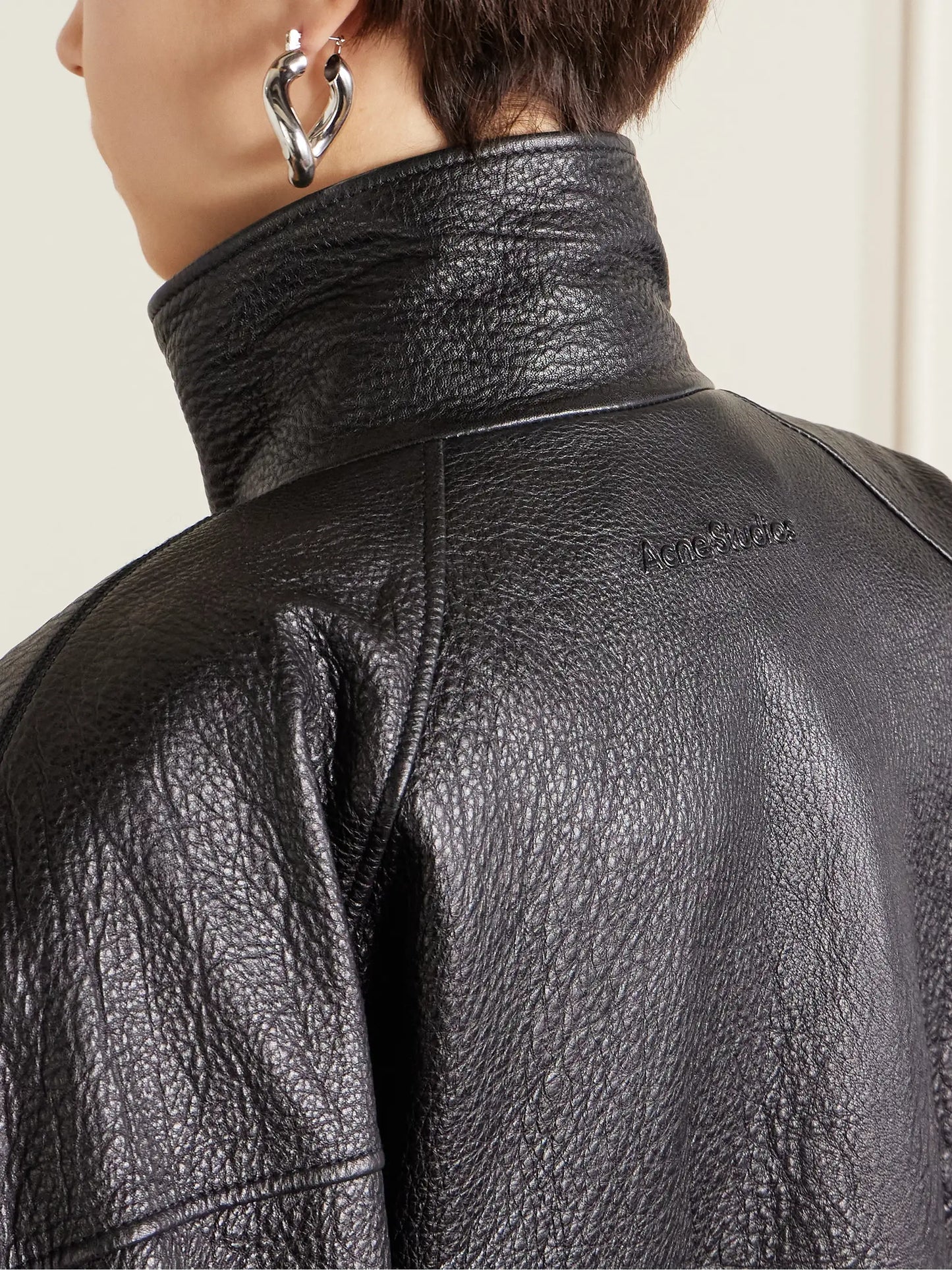 Textured-leather Jacket