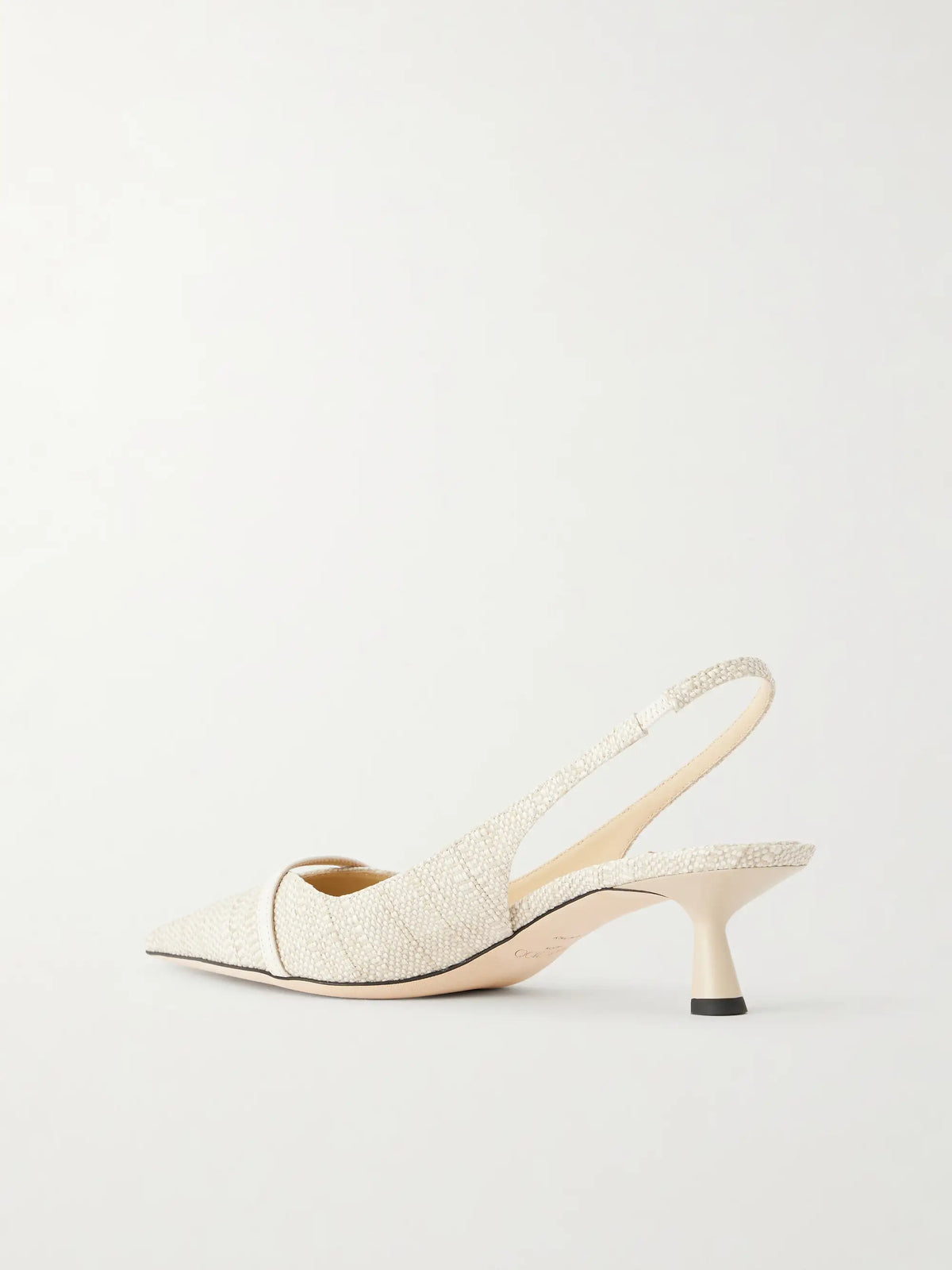 Amita 45 Pearl-embellished Slingback Pumps