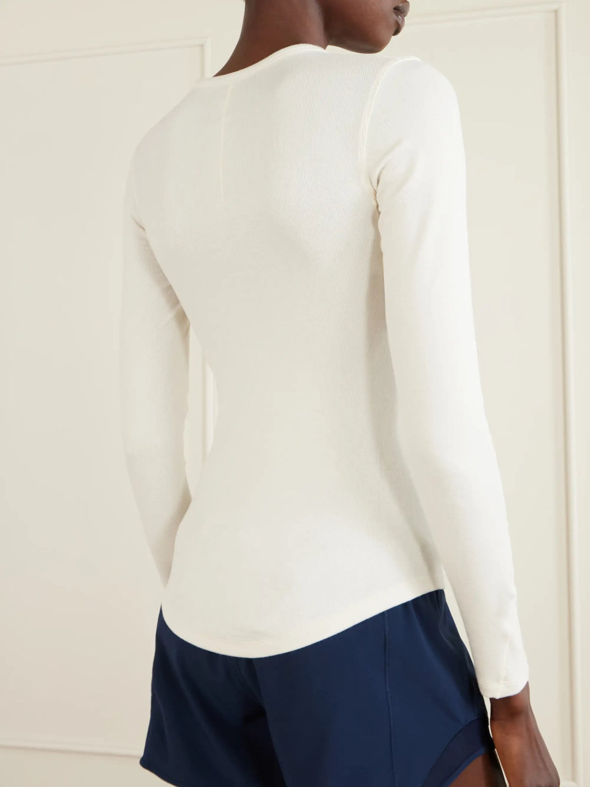 Hold Tight Ribbed Stretch Lenzing Modal-jersey T-shirt