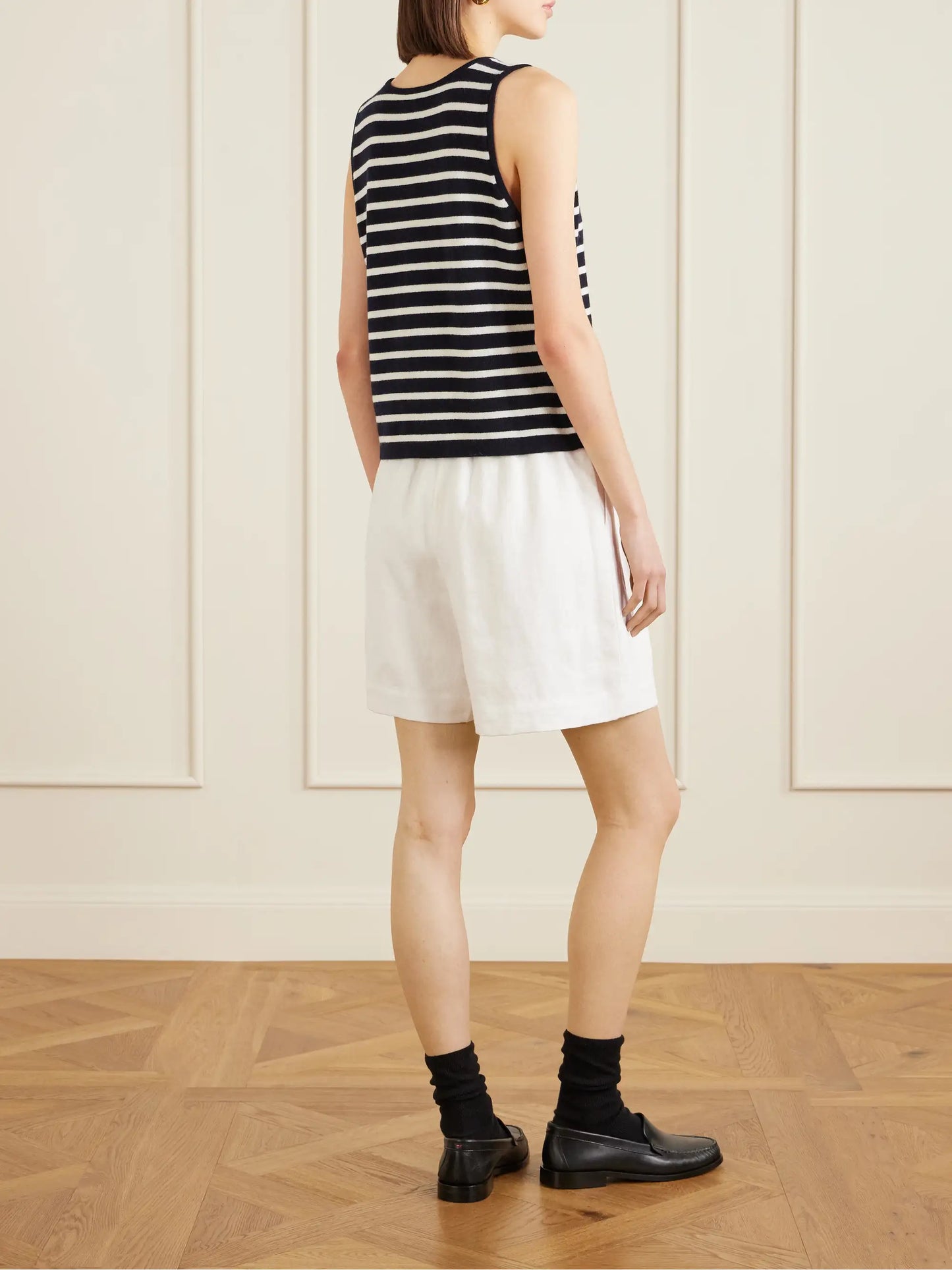 Striped Cashmere Vest