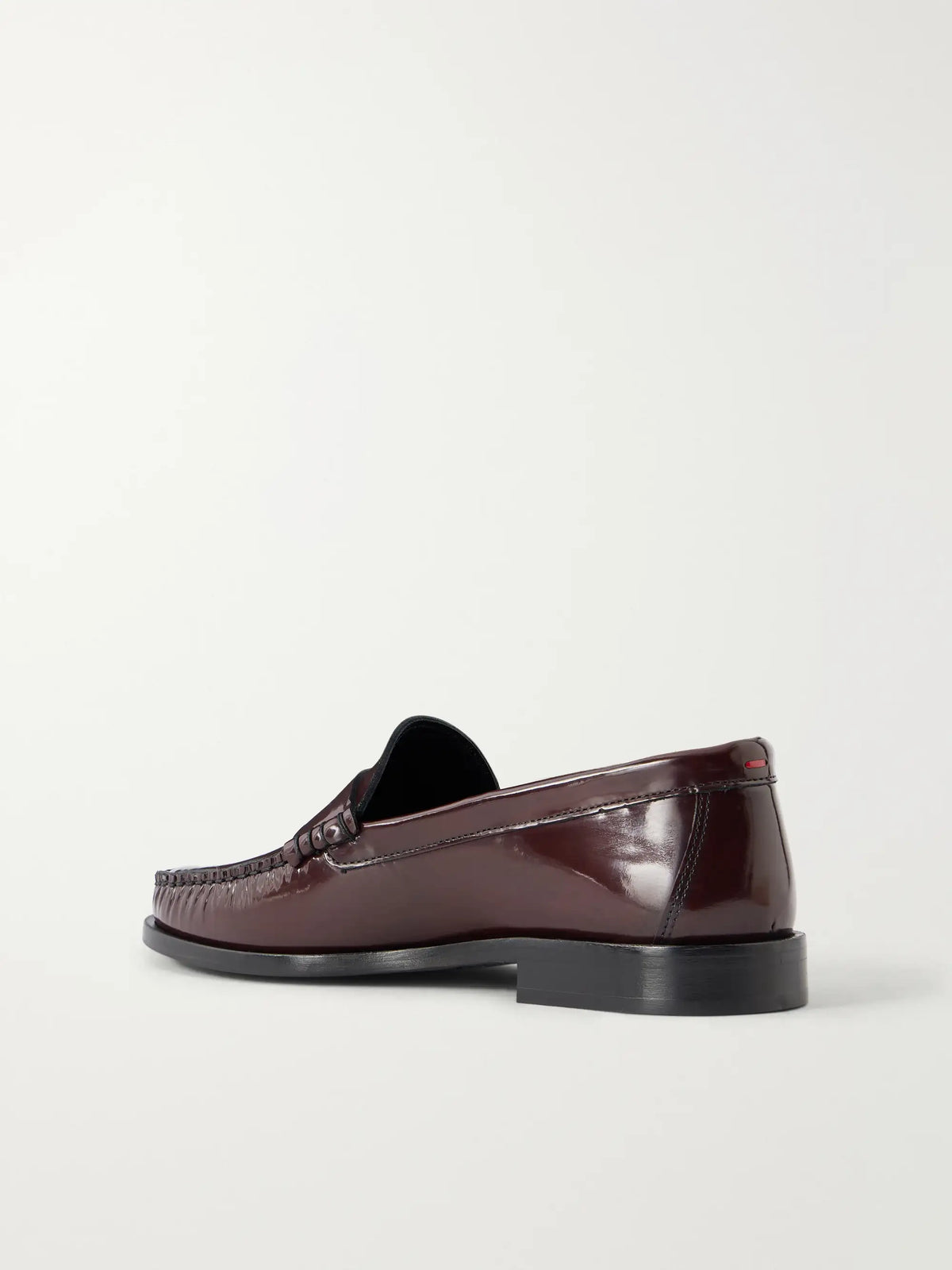 Aeyde Terry Patent-leather Penny Loafers