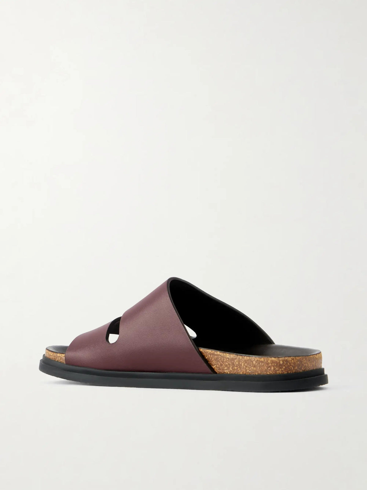 Band Leather Flat Sandals