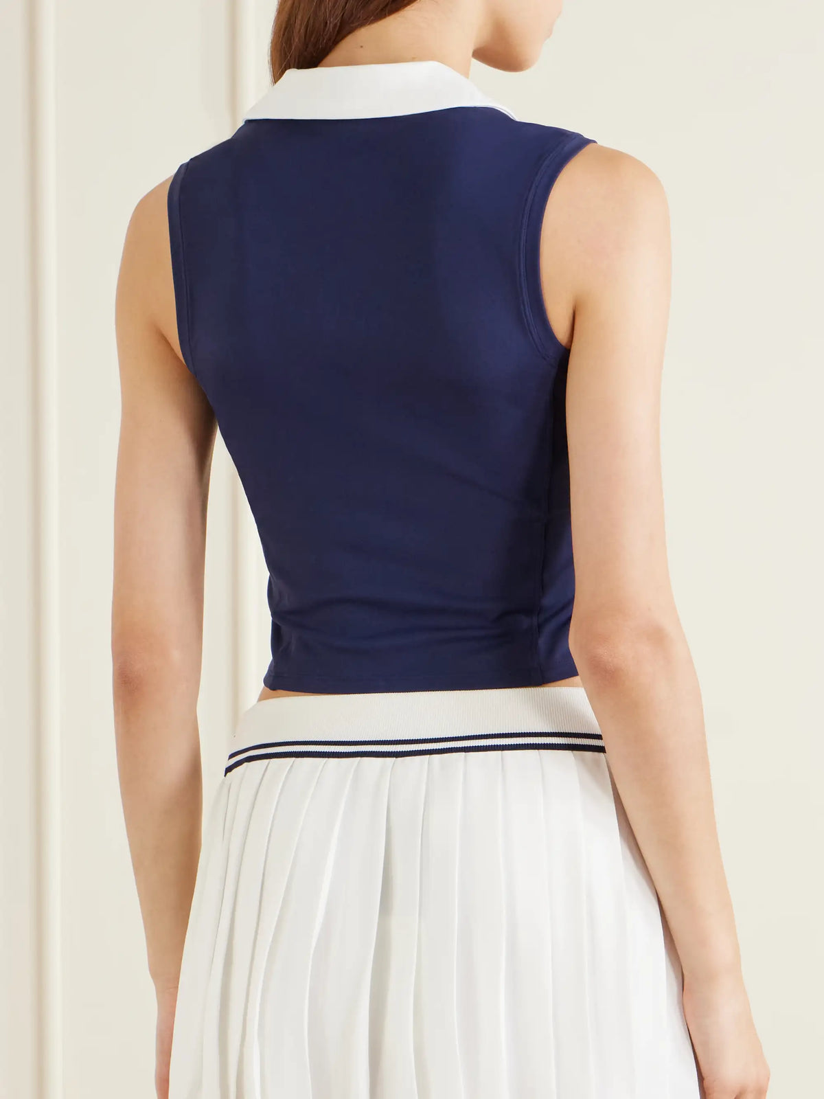Logo-appliquéd Stretch-jersey Top