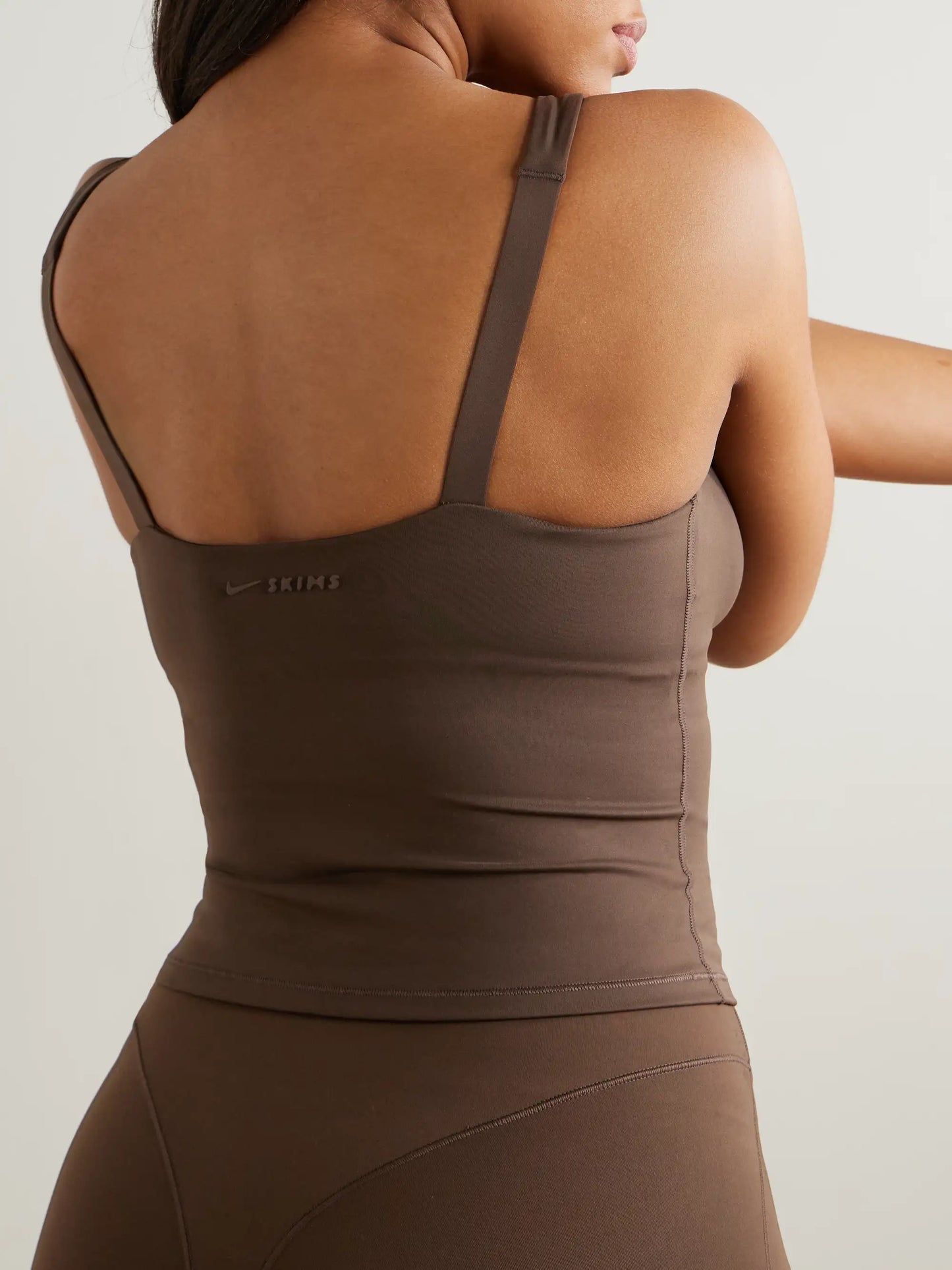 + Nike Square Neck Tank - Dark Sepia