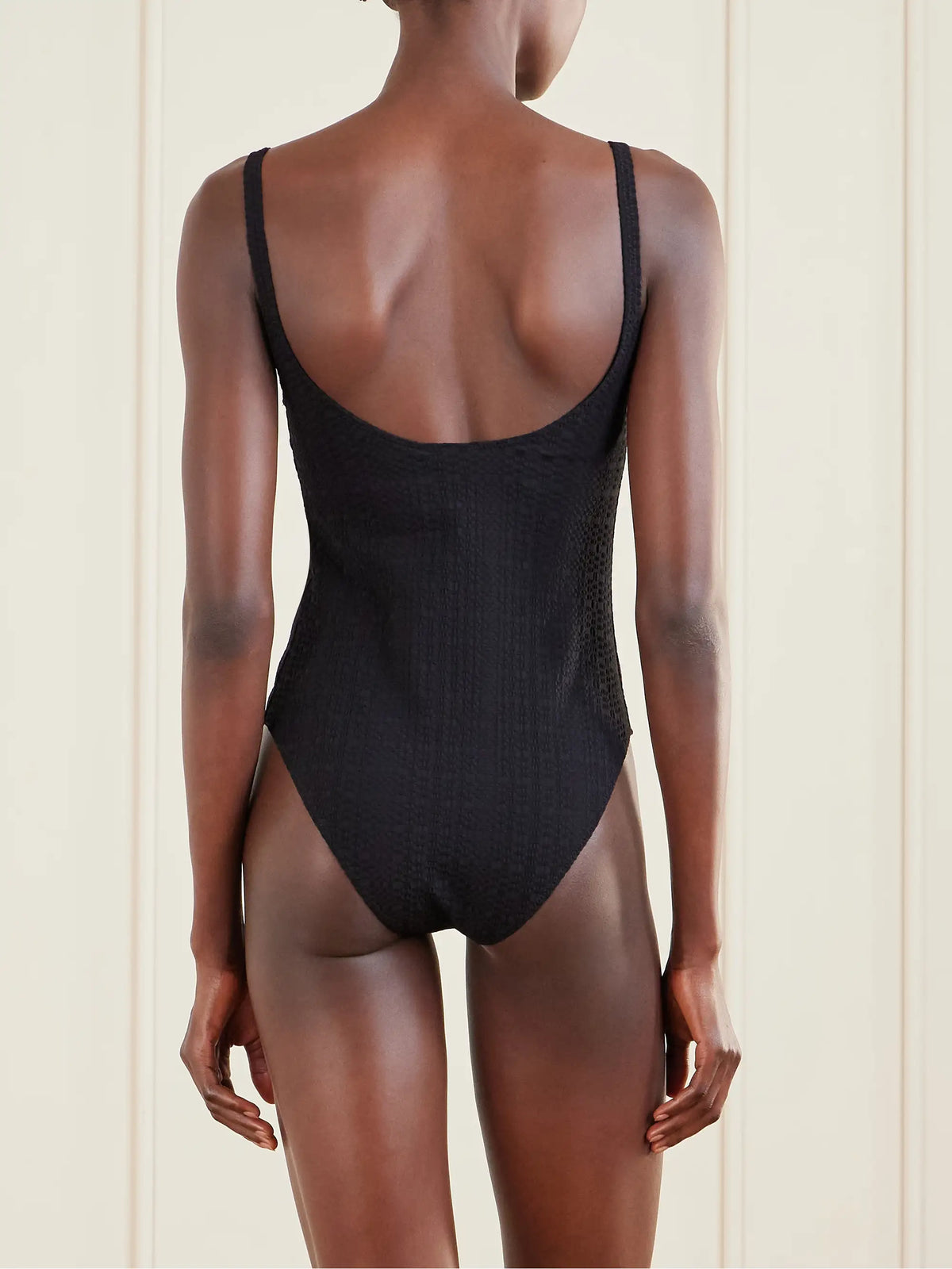 Marilyn Stretch-seersucker Swimsuit