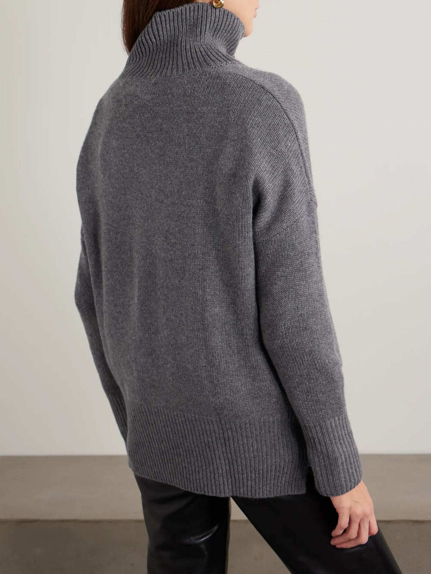Heidi Cashmere Turtleneck Sweater