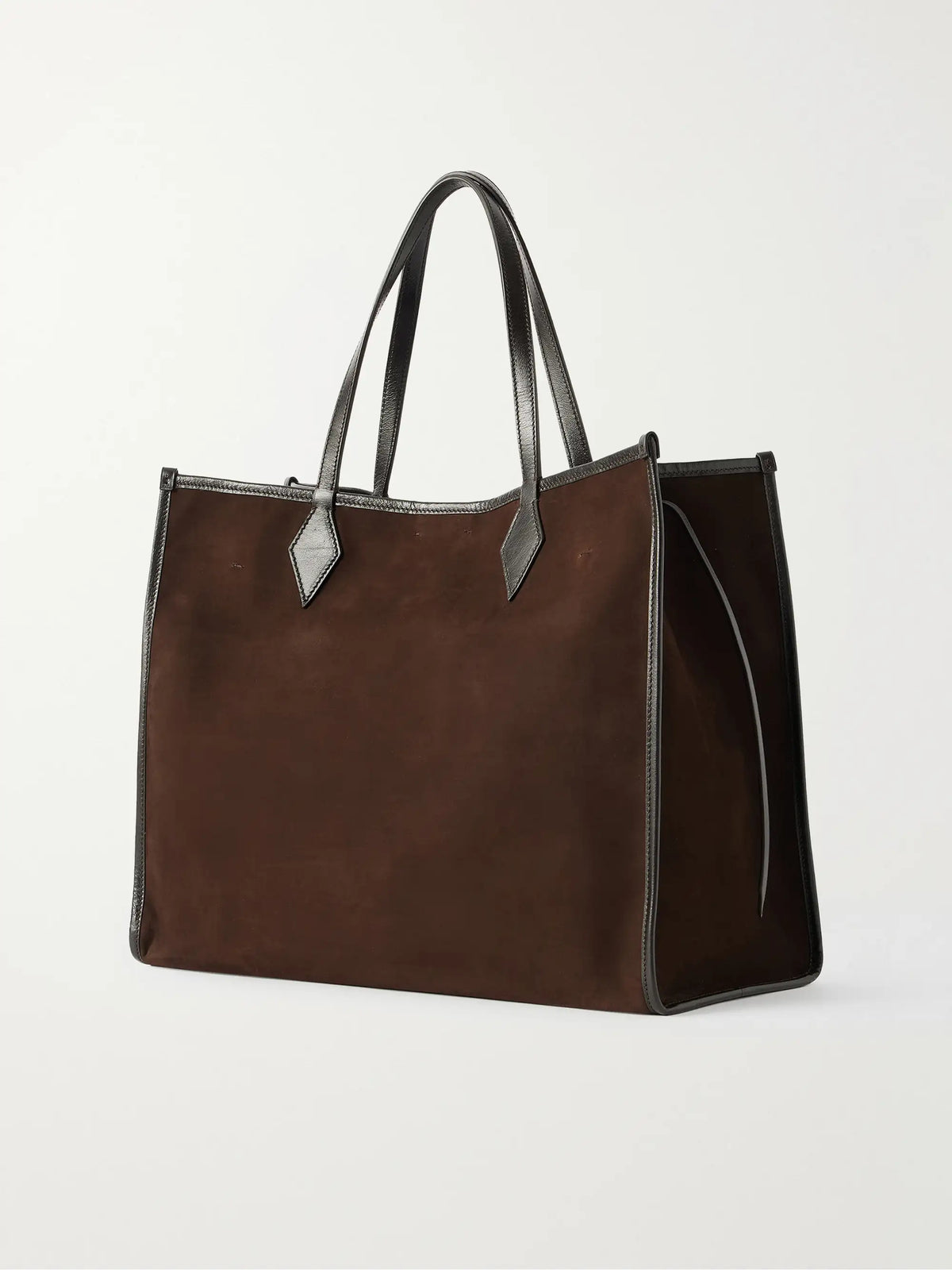 Chameleon 41 Large Leather-trimmed Nubuck Tote