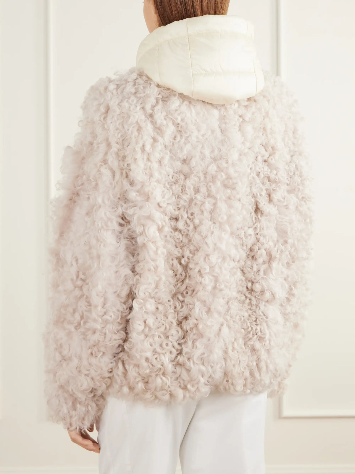 BOGNER Shell-trimmed Shearling Ski Jacket